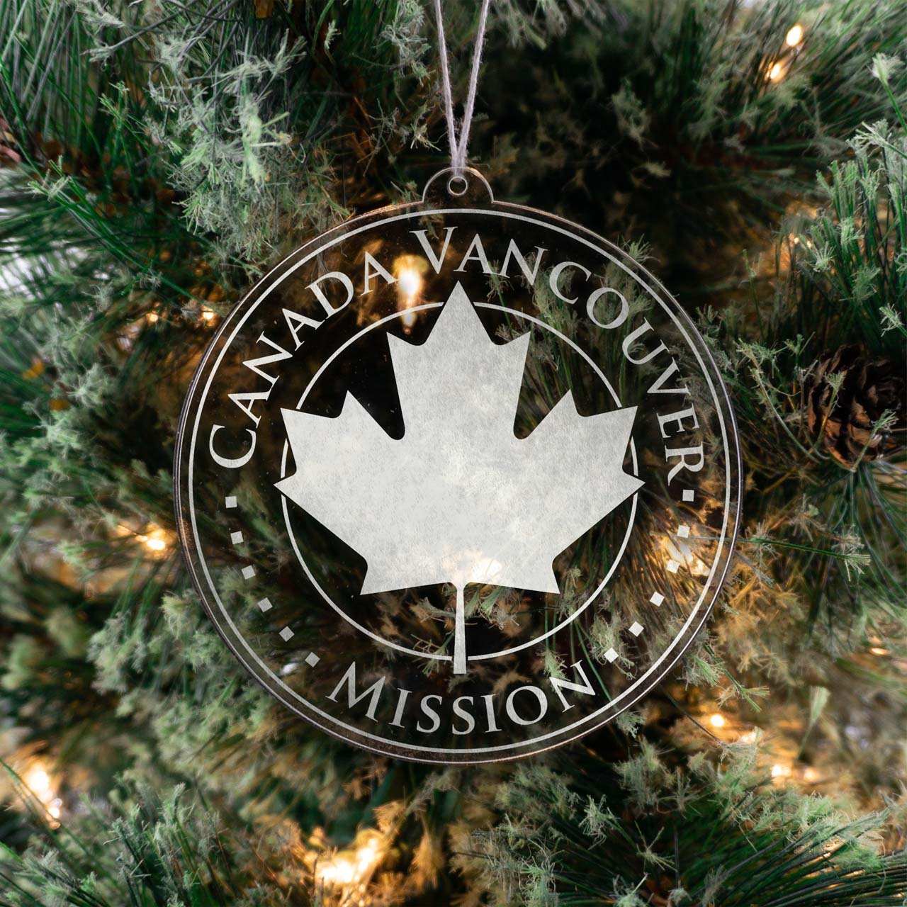 Canada Vancouver Mission Christmas Ornament - Latter-Day Saint LDS Missionary Gift - Book of Mormon