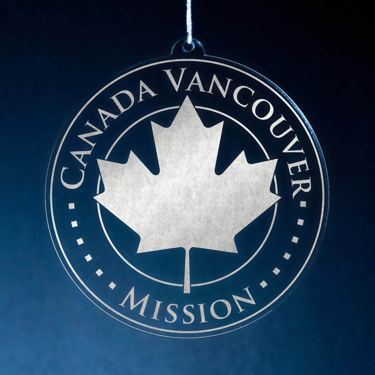 Canada Vancouver Mission Christmas Ornament - Latter-Day Saint LDS Missionary Gift - Book of Mormon