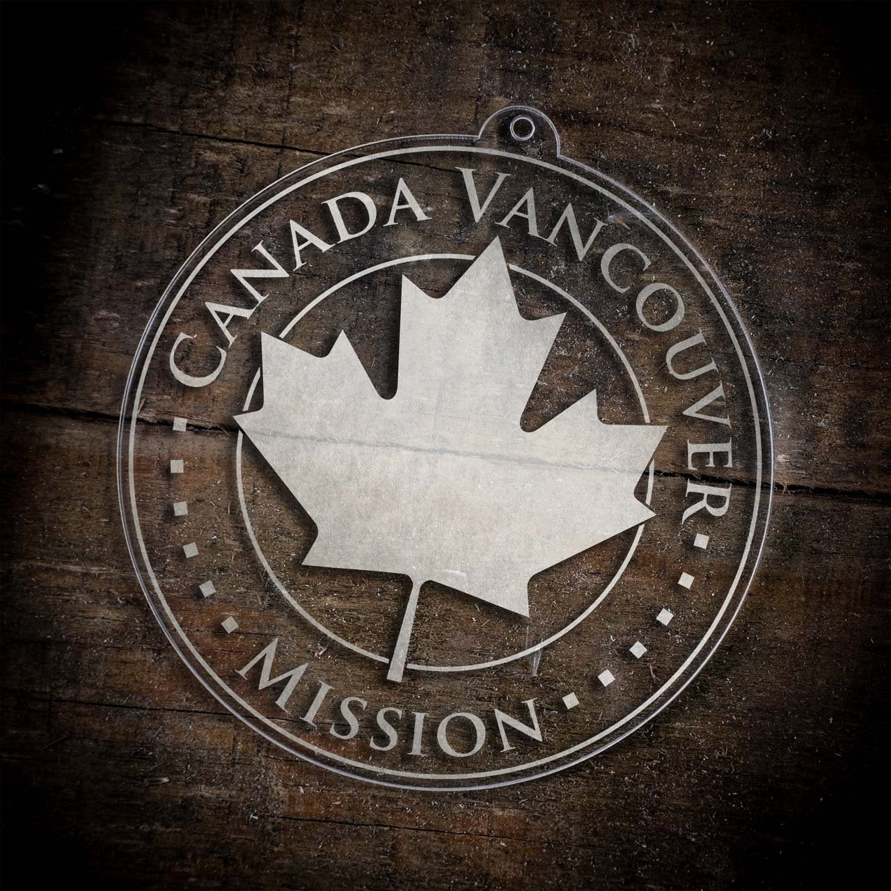 Canada Vancouver Mission Christmas Ornament - Latter-Day Saint LDS Missionary Gift - Book of Mormon