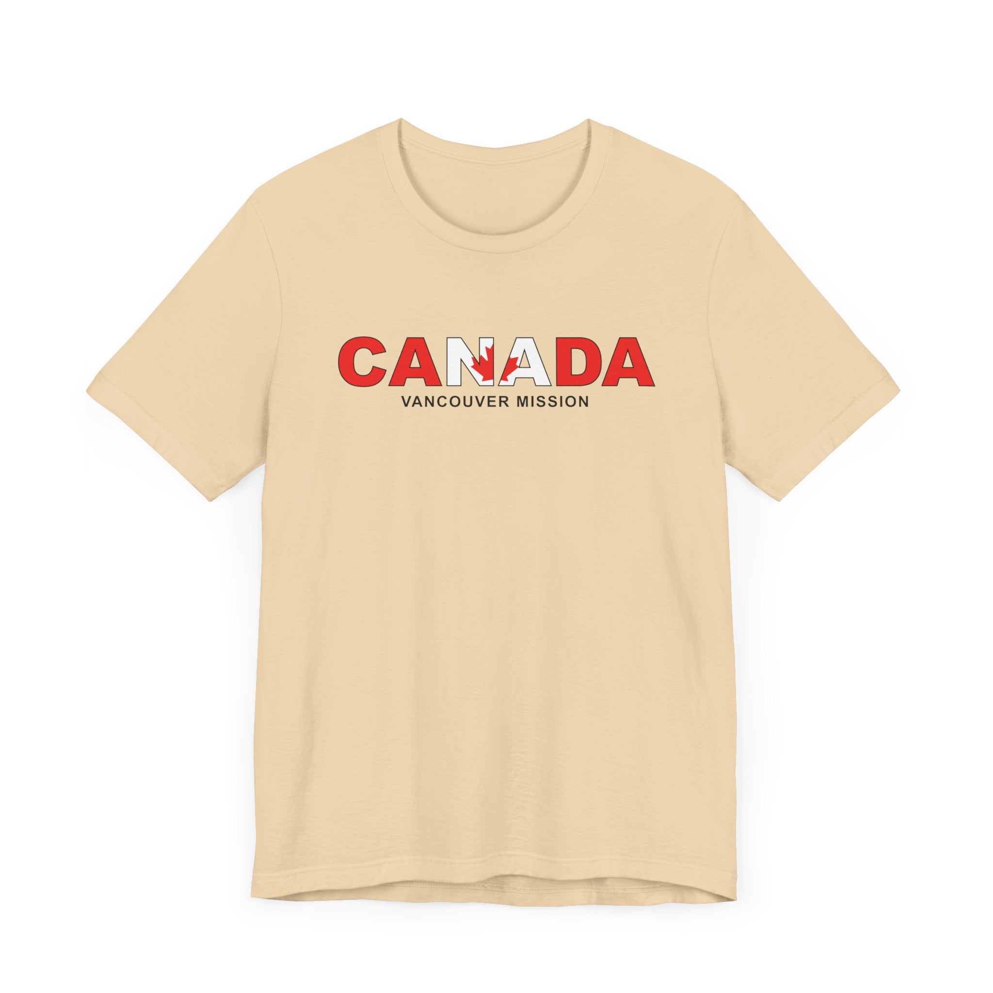 Canada Vancouver Mission Flag Title T-shirt - Latter-Day Saint LDS Missionary Gift - Book of Mormon