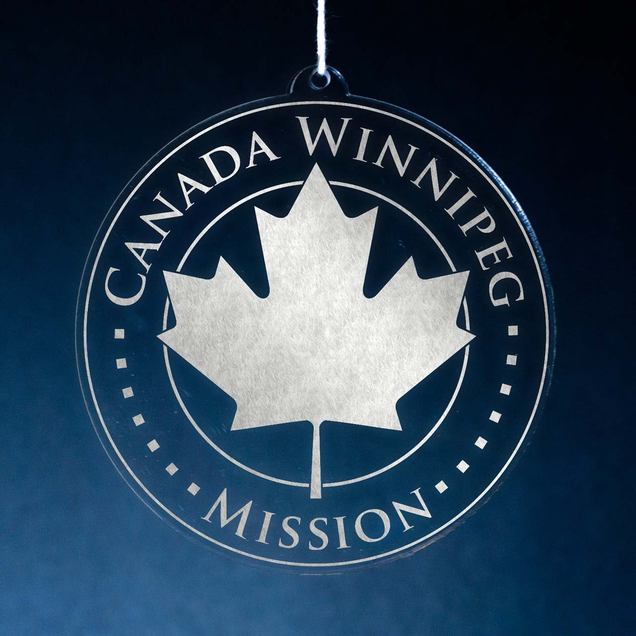 Canada Winnipeg Mission Christmas Ornament - Latter-Day Saint LDS Missionary Gift - Book of Mormon