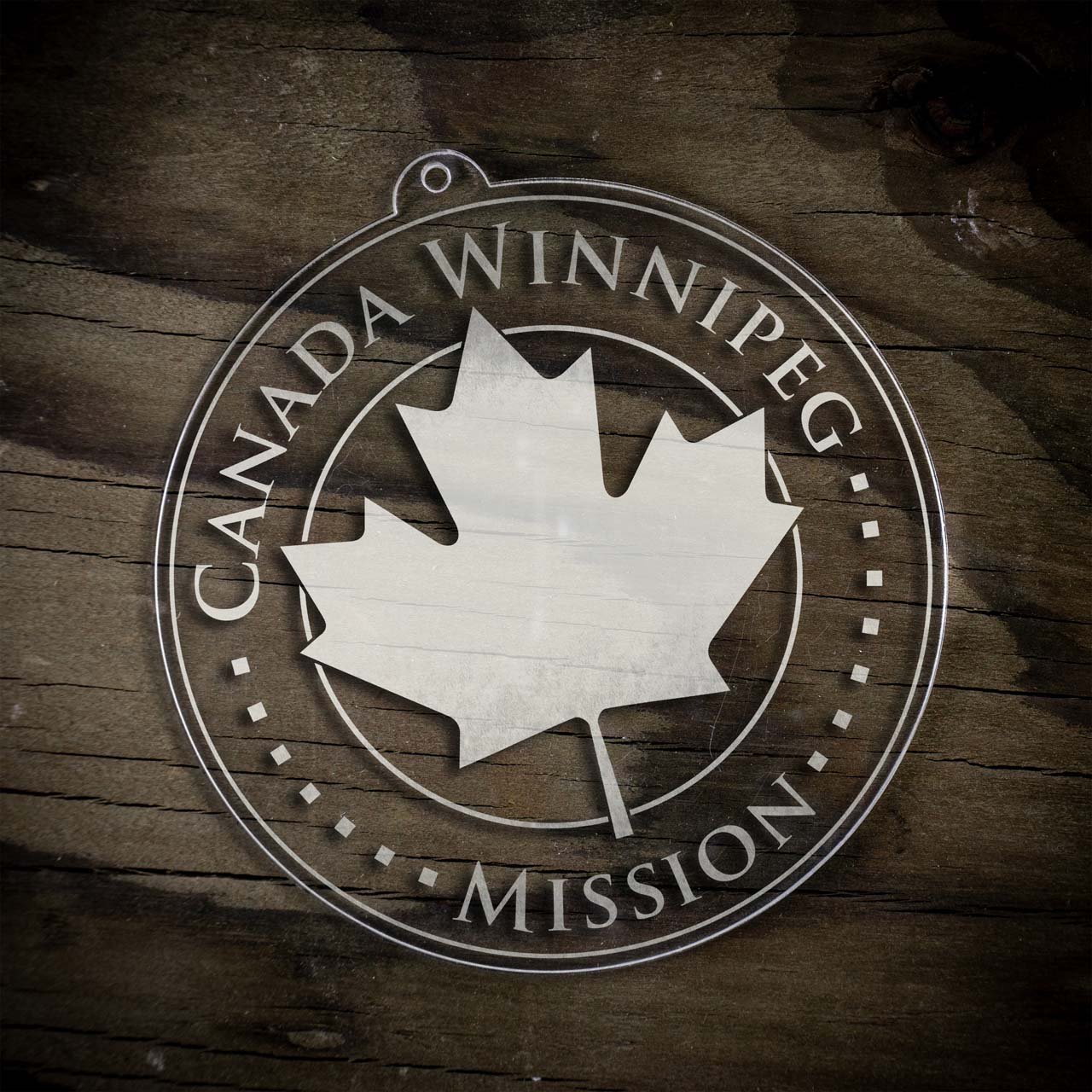 Canada Winnipeg Mission Christmas Ornament - Latter-Day Saint LDS Missionary Gift - Book of Mormon
