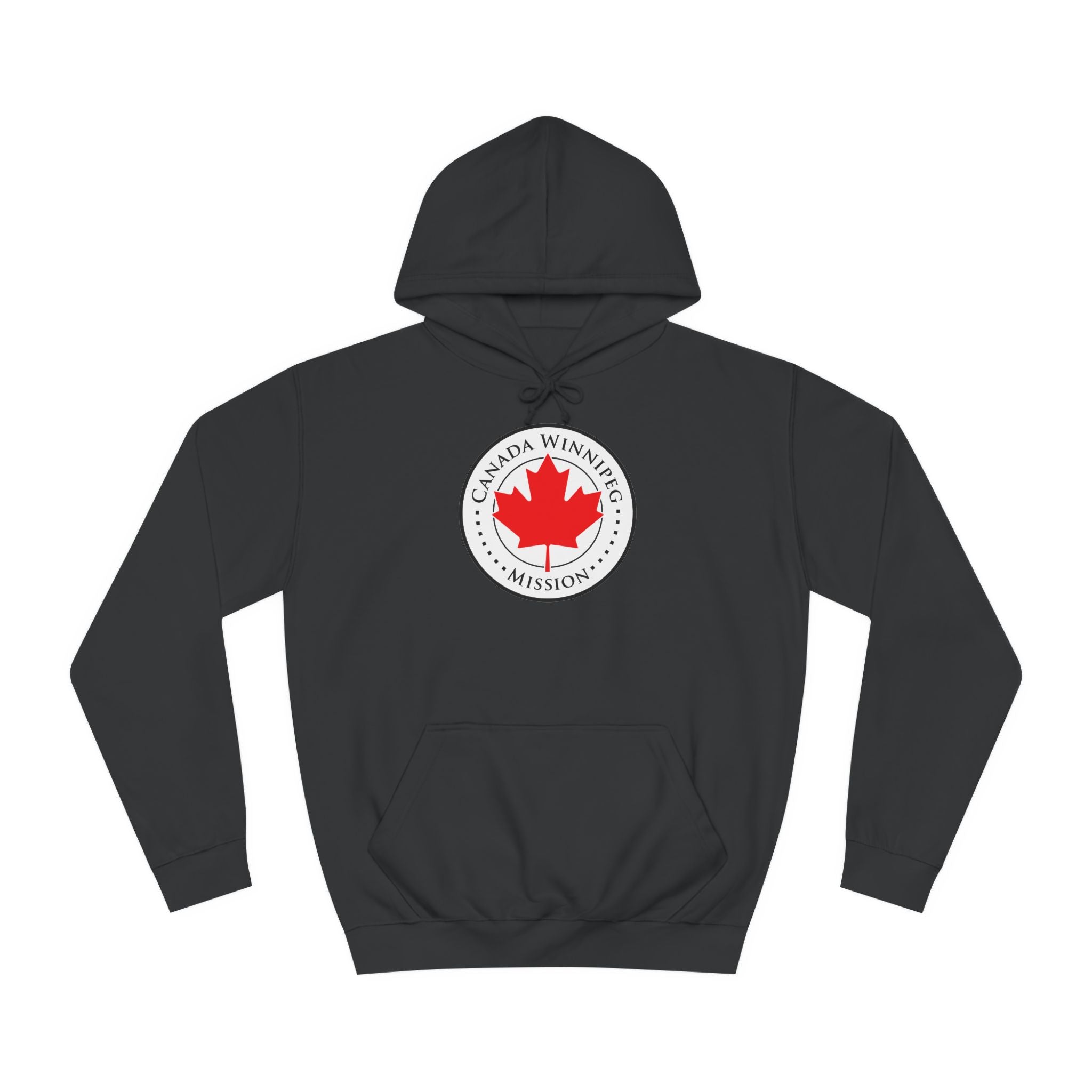 Canada Winnipeg Mission Flag Logo (White Border) College Hoodie - Latter-Day Saint LDS Missionary Gift - Book of Mormon