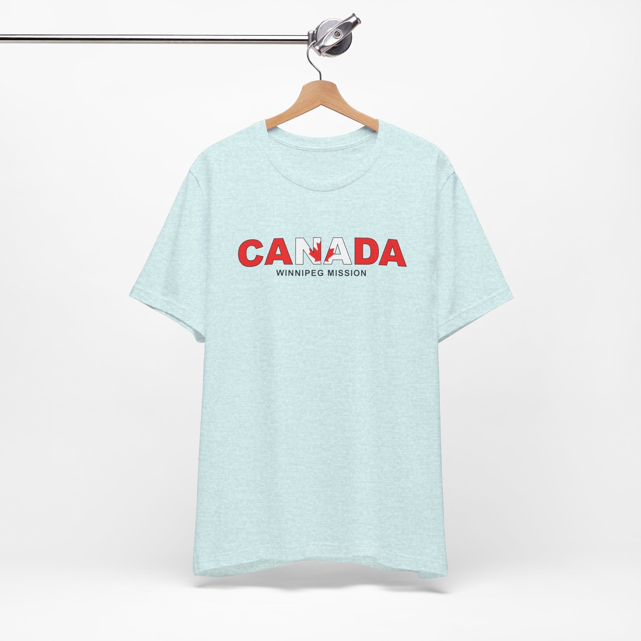 Canada Winnipeg Mission Flag Title T-shirt - Mission Wishlist - LDS Missionary Gift Store