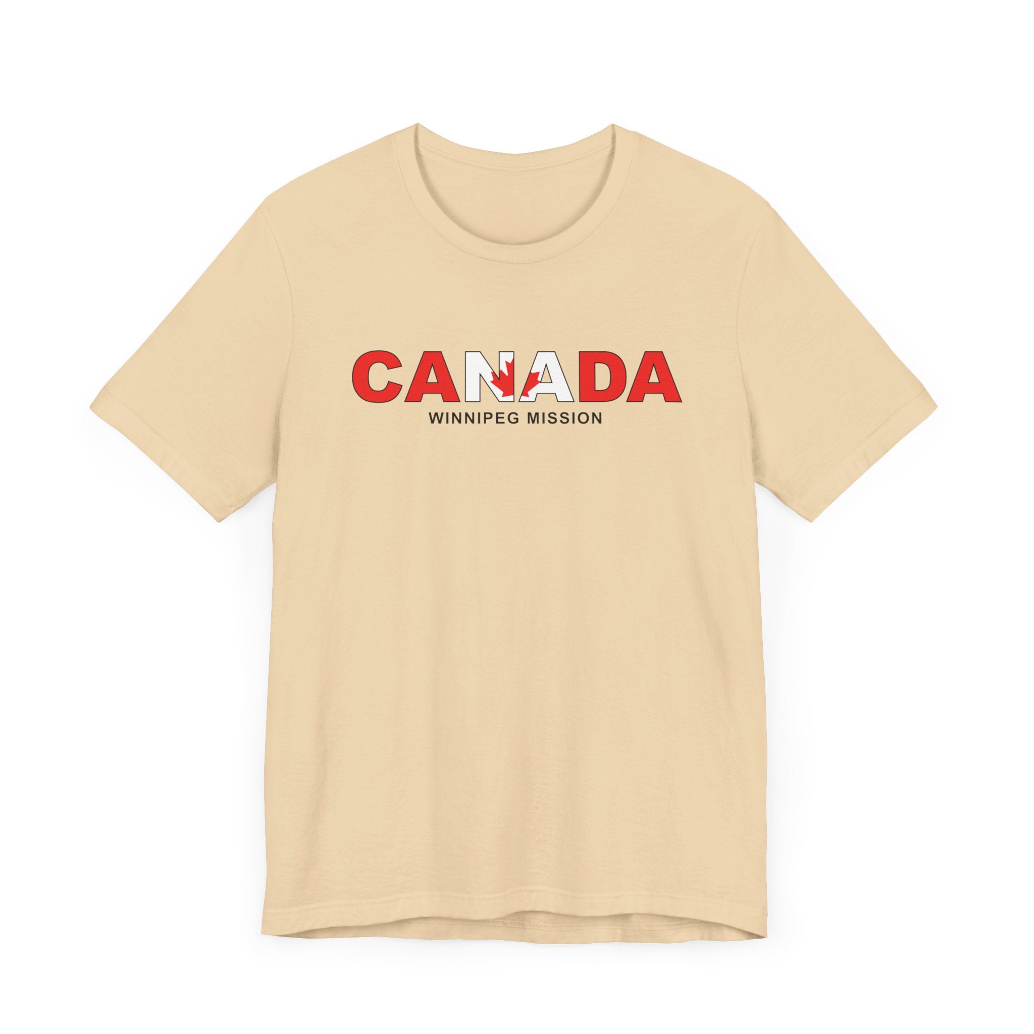 Canada Winnipeg Mission Flag Title T-shirt - Mission Wishlist - LDS Missionary Gift Store