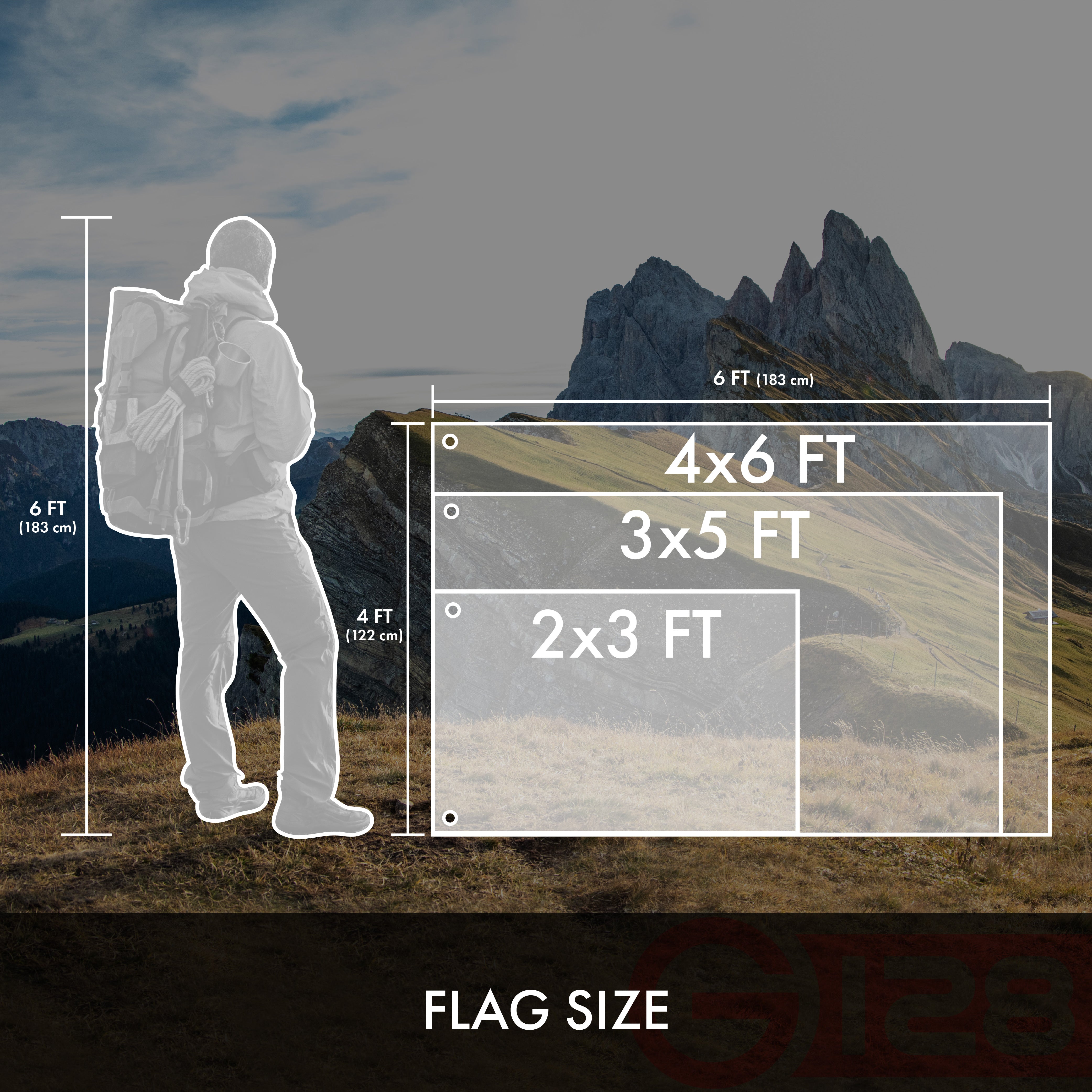 G128 Canada (Canadian) Flag | 3x5 feet | Double Sided Embroidered 210D Heavy Duty Polyester