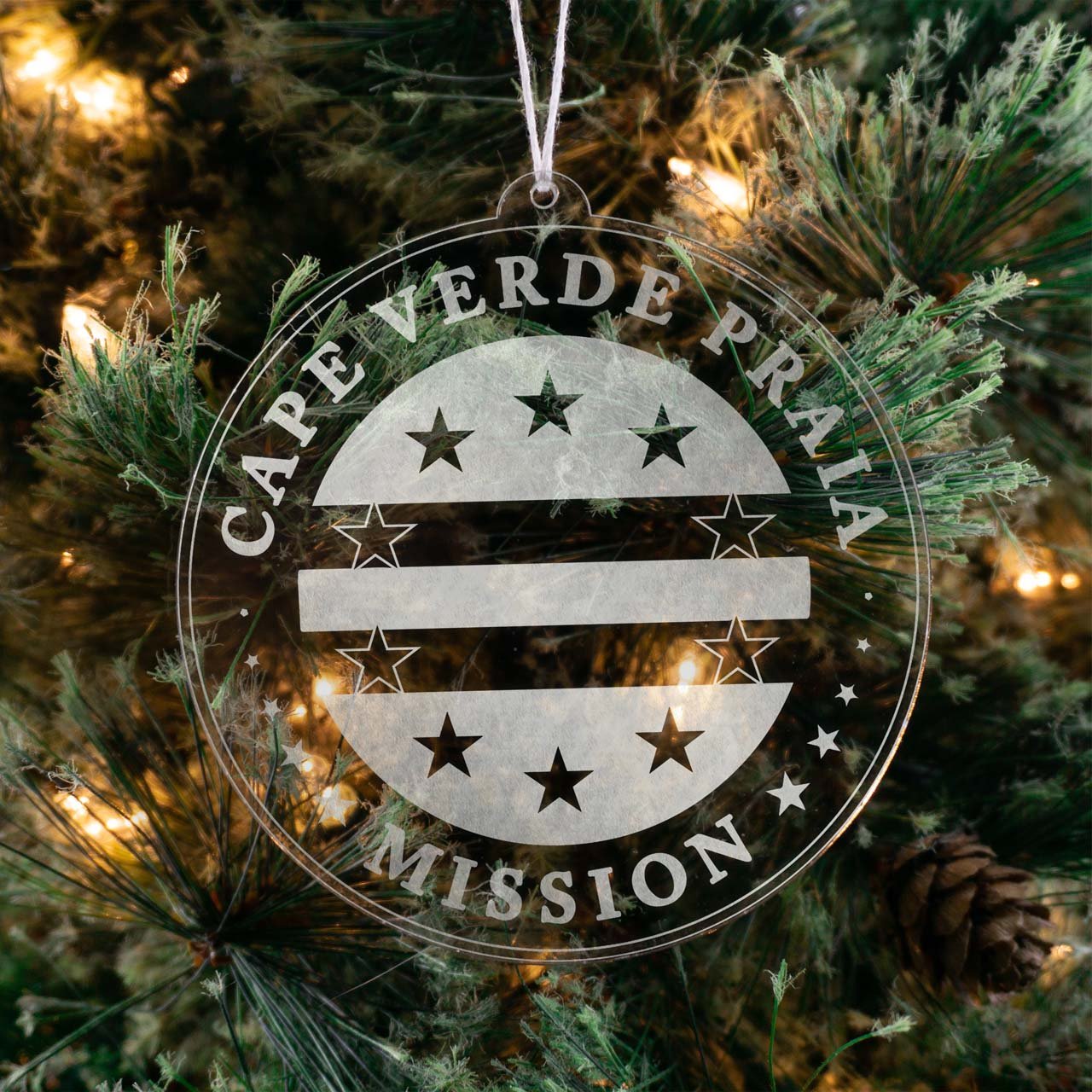 Cape Verde Praia Mission Christmas Ornament - Latter-Day Saint LDS Missionary Gift - Book of Mormon
