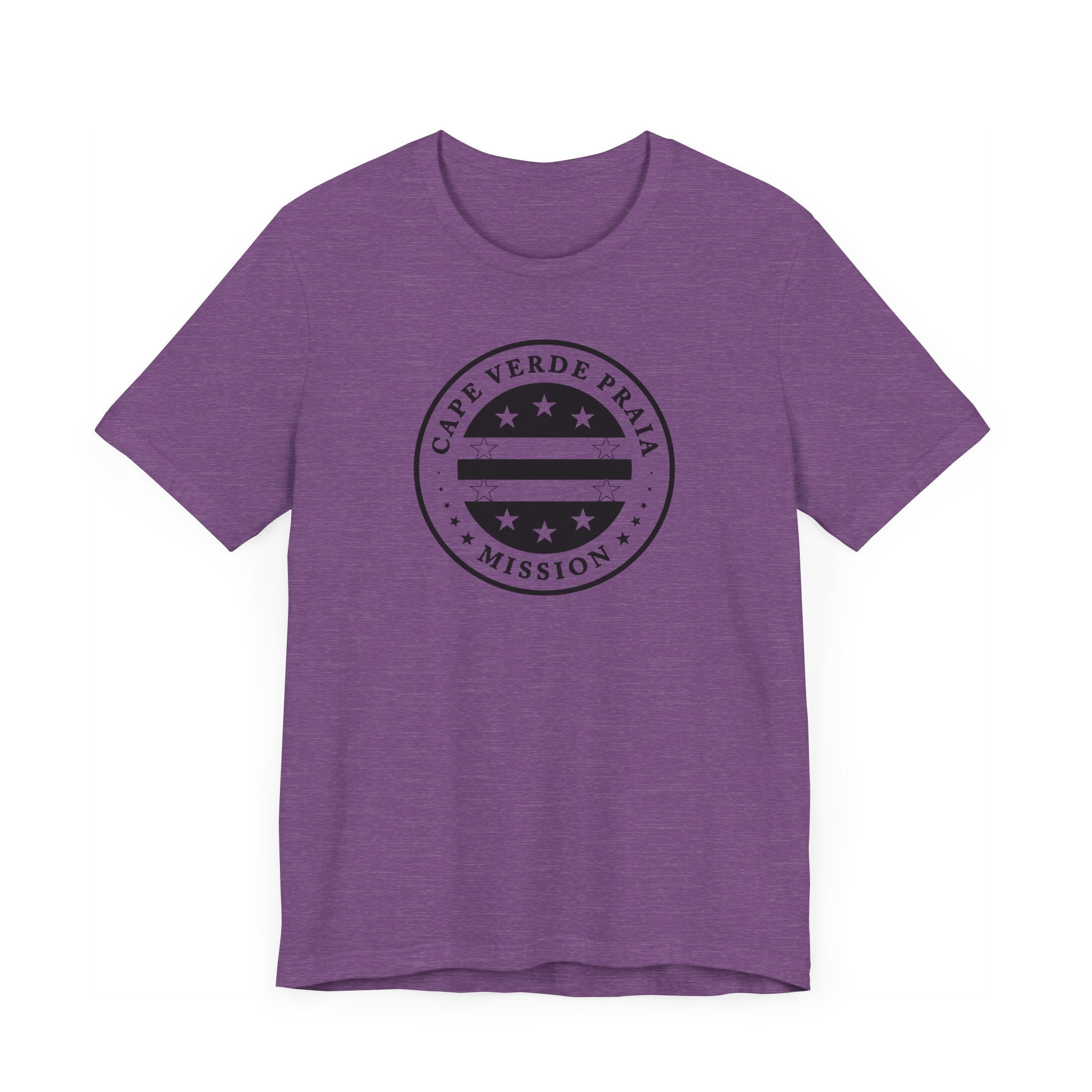 Cape Verde Praia Mission Circular Monochrome Logo T-Shirt - Mission Wishlist - LDS Missionary Gift Store