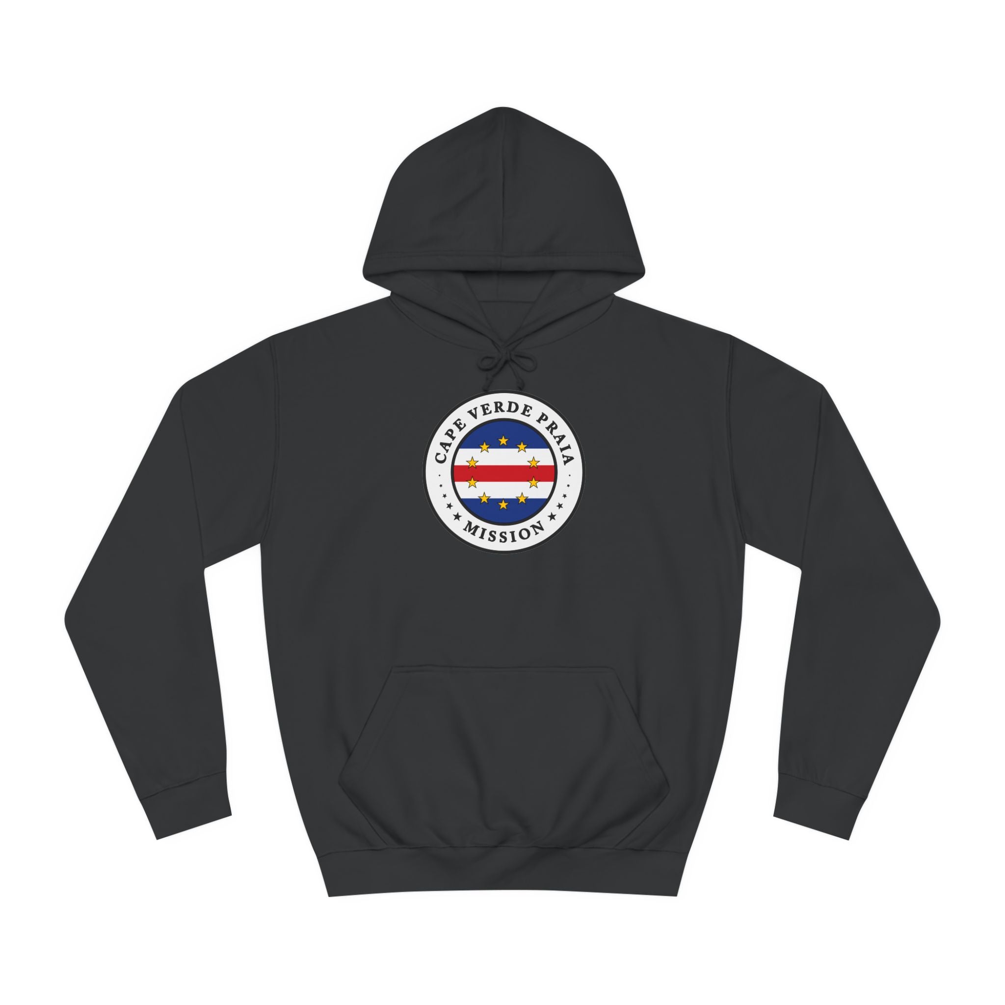 Cape Verde Praia Mission Flag Logo (White Border) College Hoodie - Mission Wishlist - LDS Missionary Gift Store