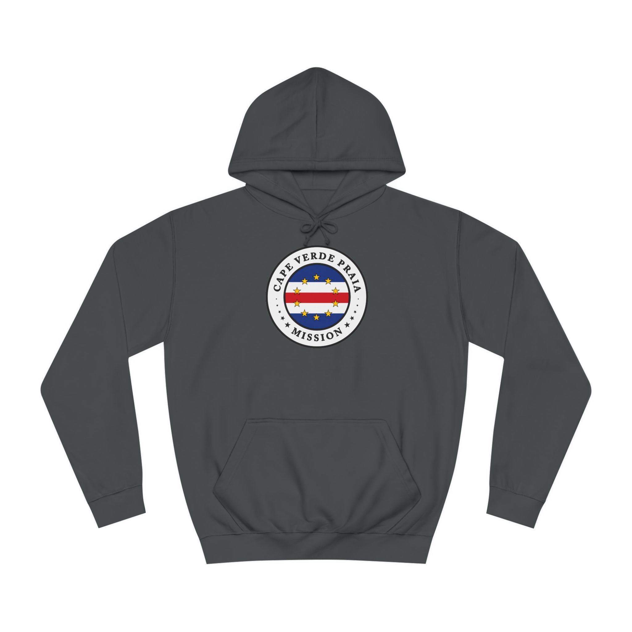 Cape Verde Praia Mission Flag Logo (White Border) College Hoodie - Mission Wishlist - LDS Missionary Gift Store