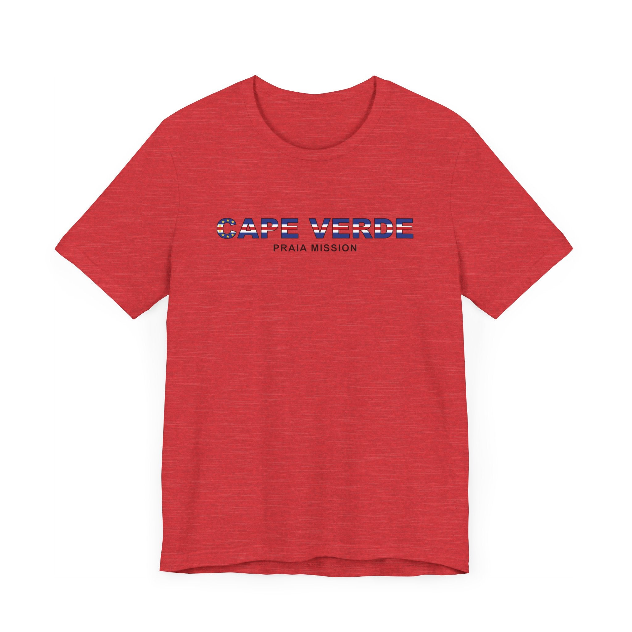 Cape Verde Praia Mission Flag Title T-shirt - Mission Wishlist - LDS Missionary Gift Store