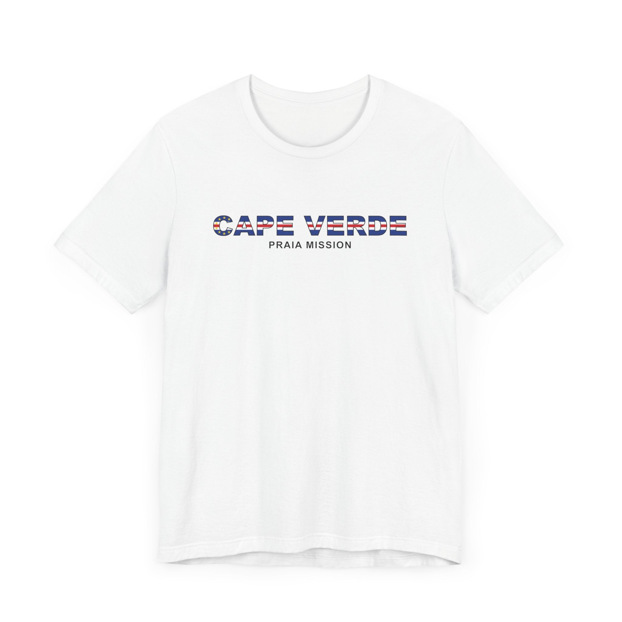 Cape Verde Praia Mission Flag Title T-shirt - Mission Wishlist - LDS Missionary Gift Store
