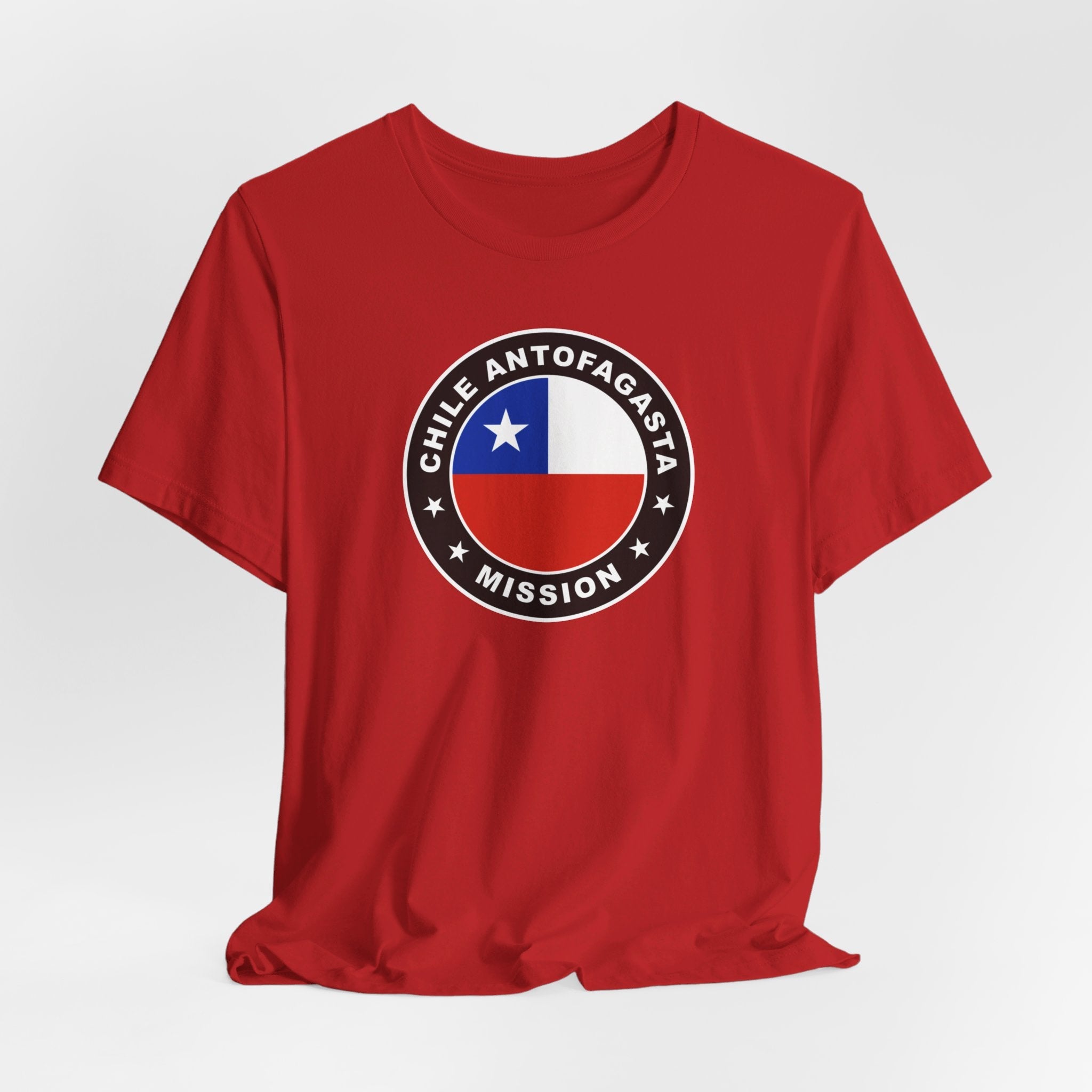 Chile Antofagasta Mission Circular Flag T-shirt - Latter-Day Saint LDS Missionary Gift - Book of Mormon