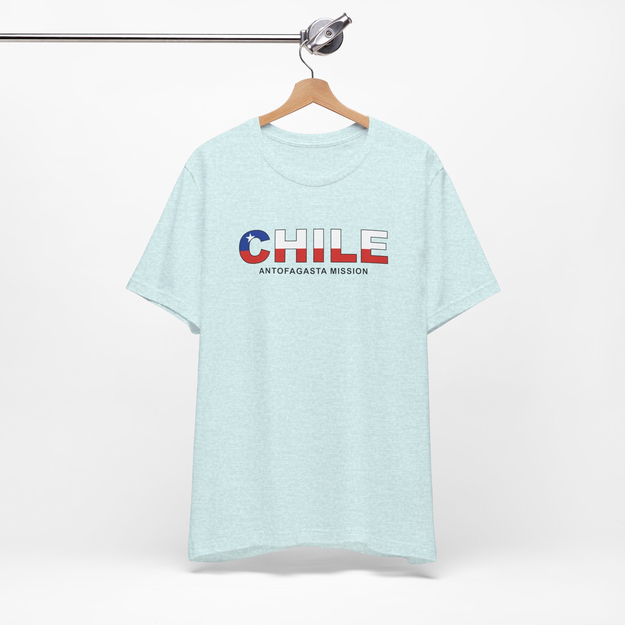 Chile Antofagasta Mission Flag Title T-shirt - Latter-Day Saint LDS Missionary Gift - Book of Mormon