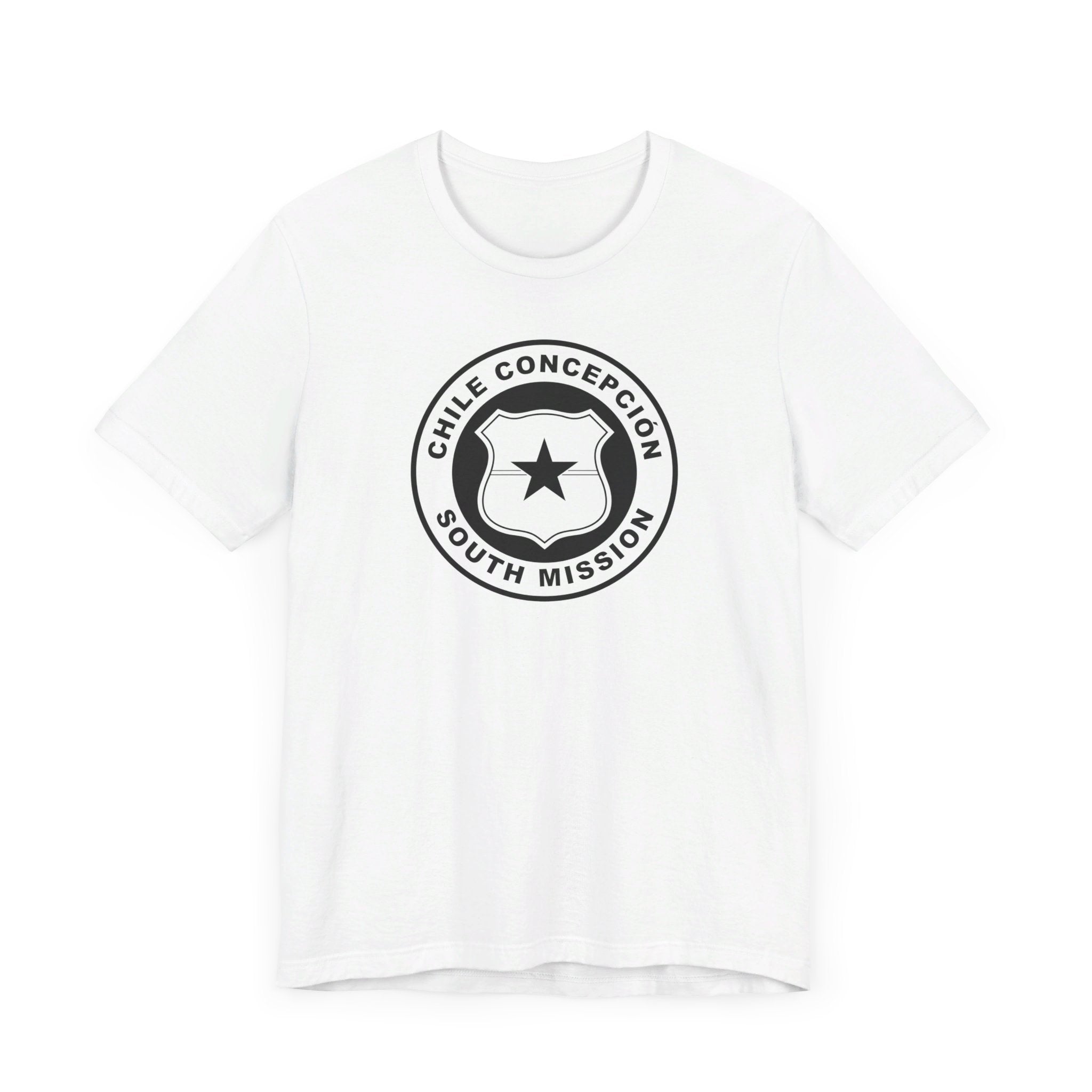 Chile Concepcion South Mission Circular Monochrome Logo T-Shirt - Mission Wishlist - LDS Missionary Gift Store