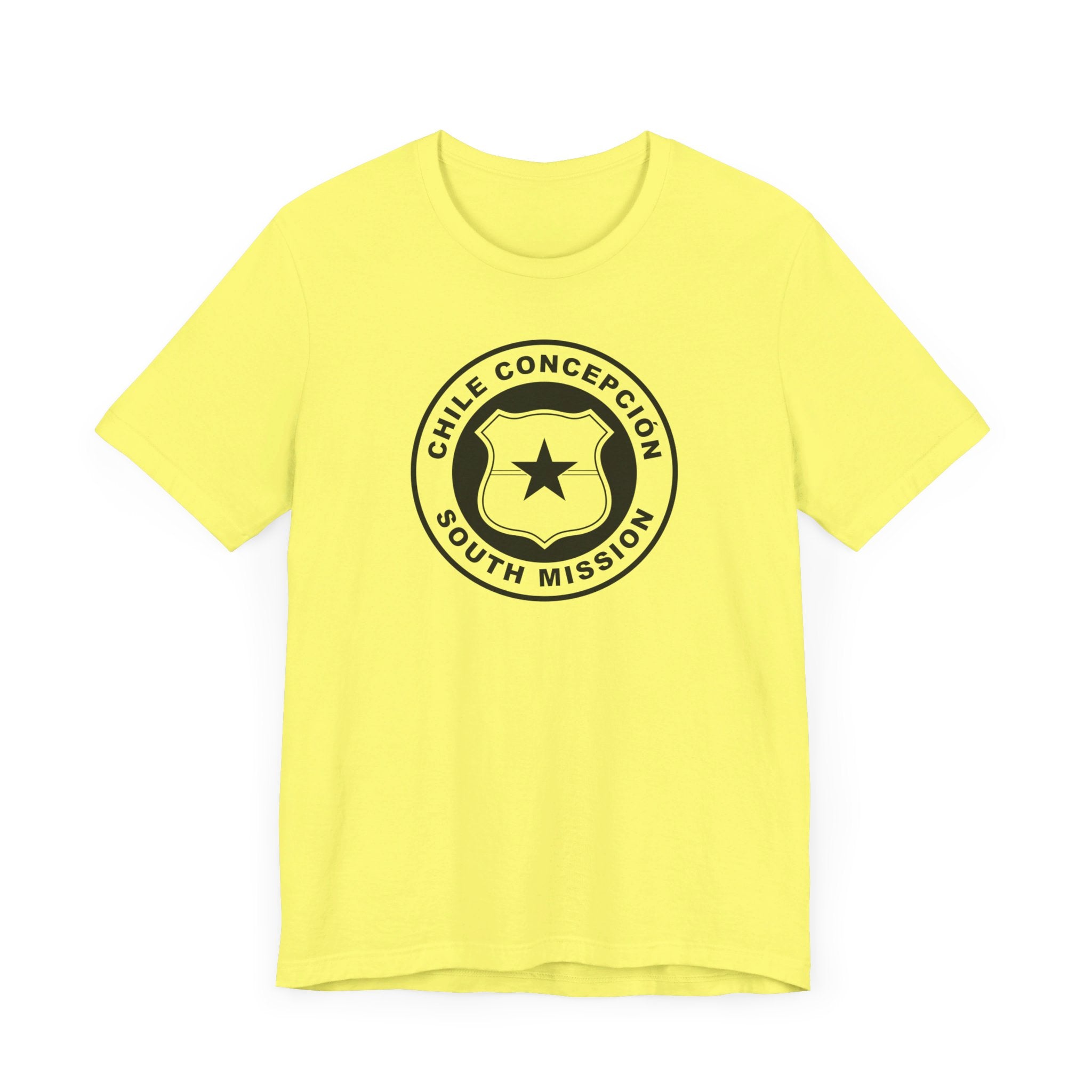 Chile Concepcion South Mission Circular Monochrome Logo T-Shirt - Mission Wishlist - LDS Missionary Gift Store