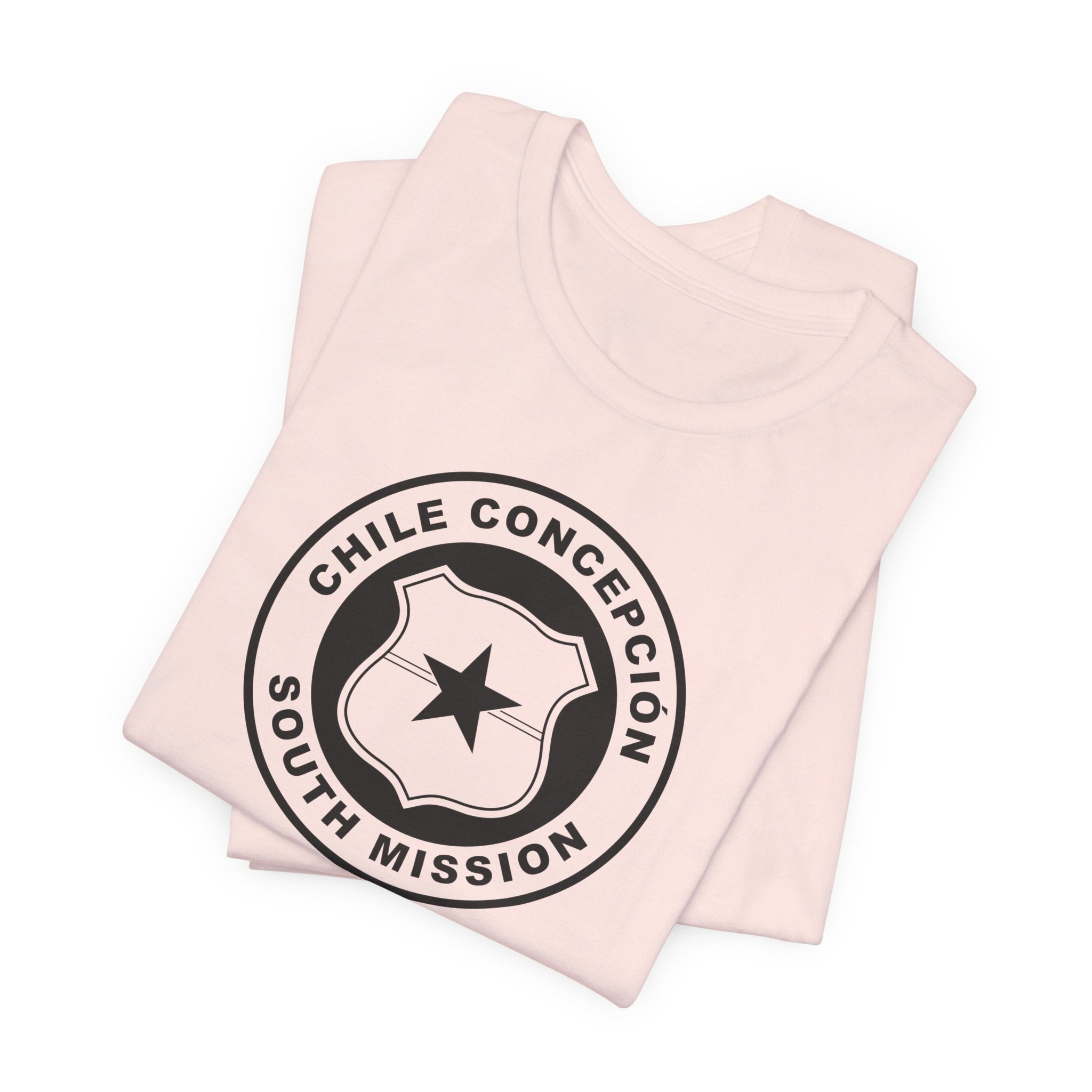 Chile Concepcion South Mission Circular Monochrome Logo T-Shirt - Mission Wishlist - LDS Missionary Gift Store