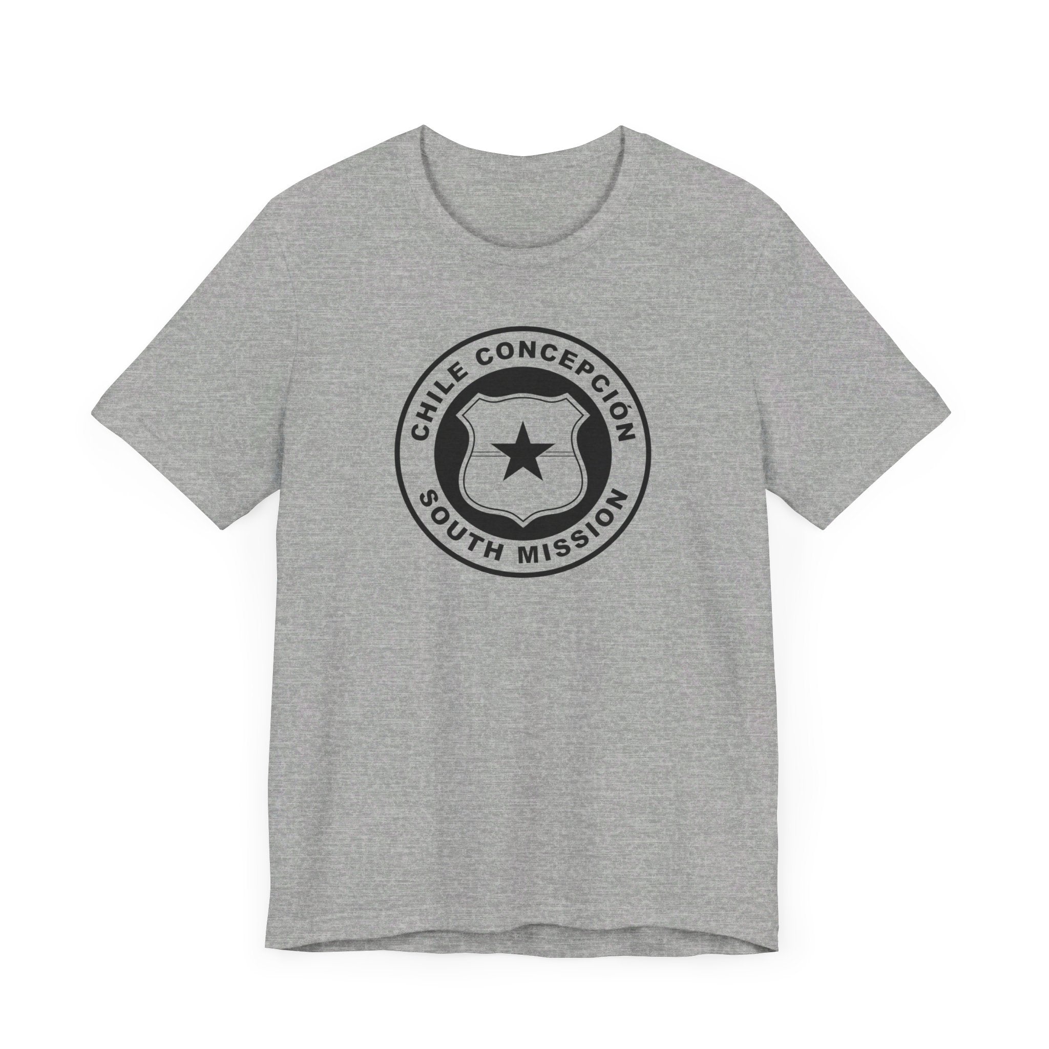 Chile Concepcion South Mission Circular Monochrome Logo T-Shirt - Mission Wishlist - LDS Missionary Gift Store