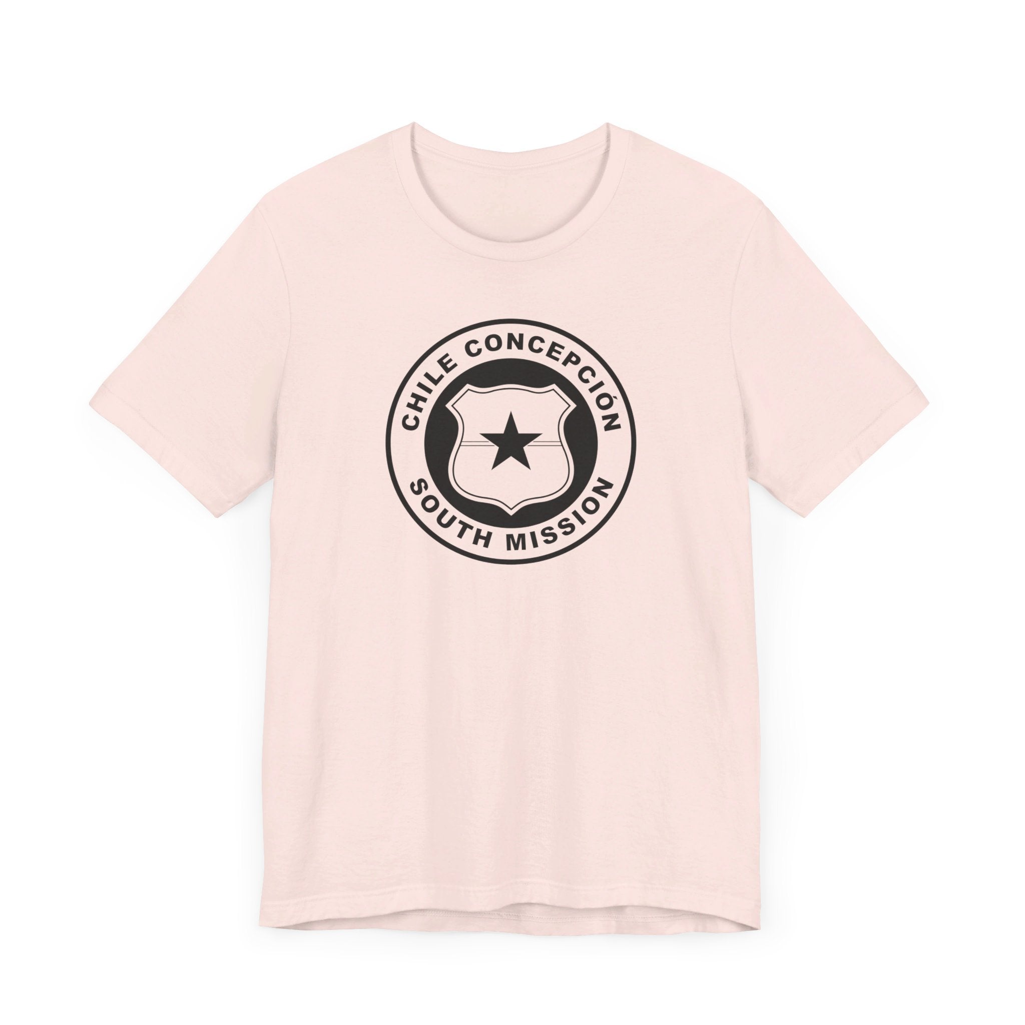 Chile Concepcion South Mission Circular Monochrome Logo T-Shirt - Mission Wishlist - LDS Missionary Gift Store