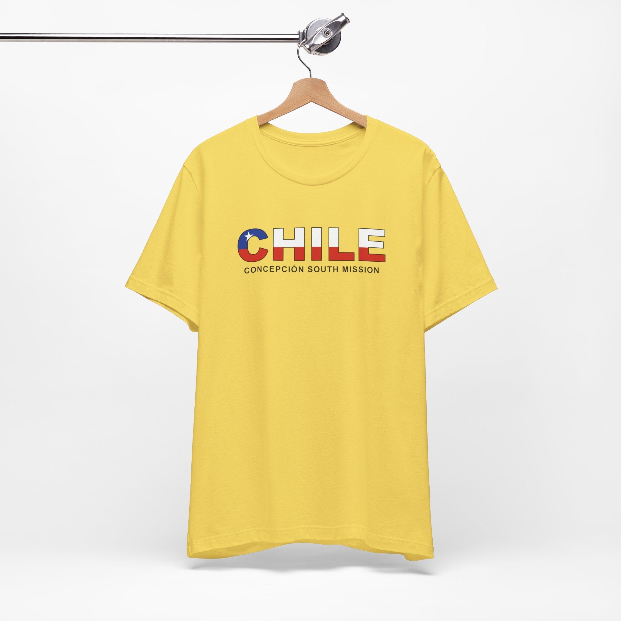 Chile Concepcion South Mission Flag Title T-shirt - Mission Wishlist - LDS Missionary Gift Store