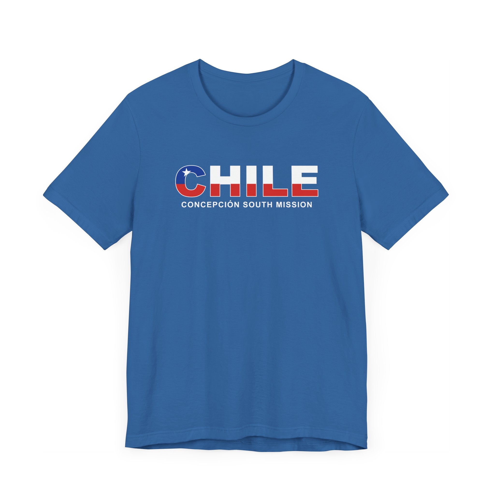Chile Concepcion South Mission Flag Title T-shirt - Mission Wishlist - LDS Missionary Gift Store