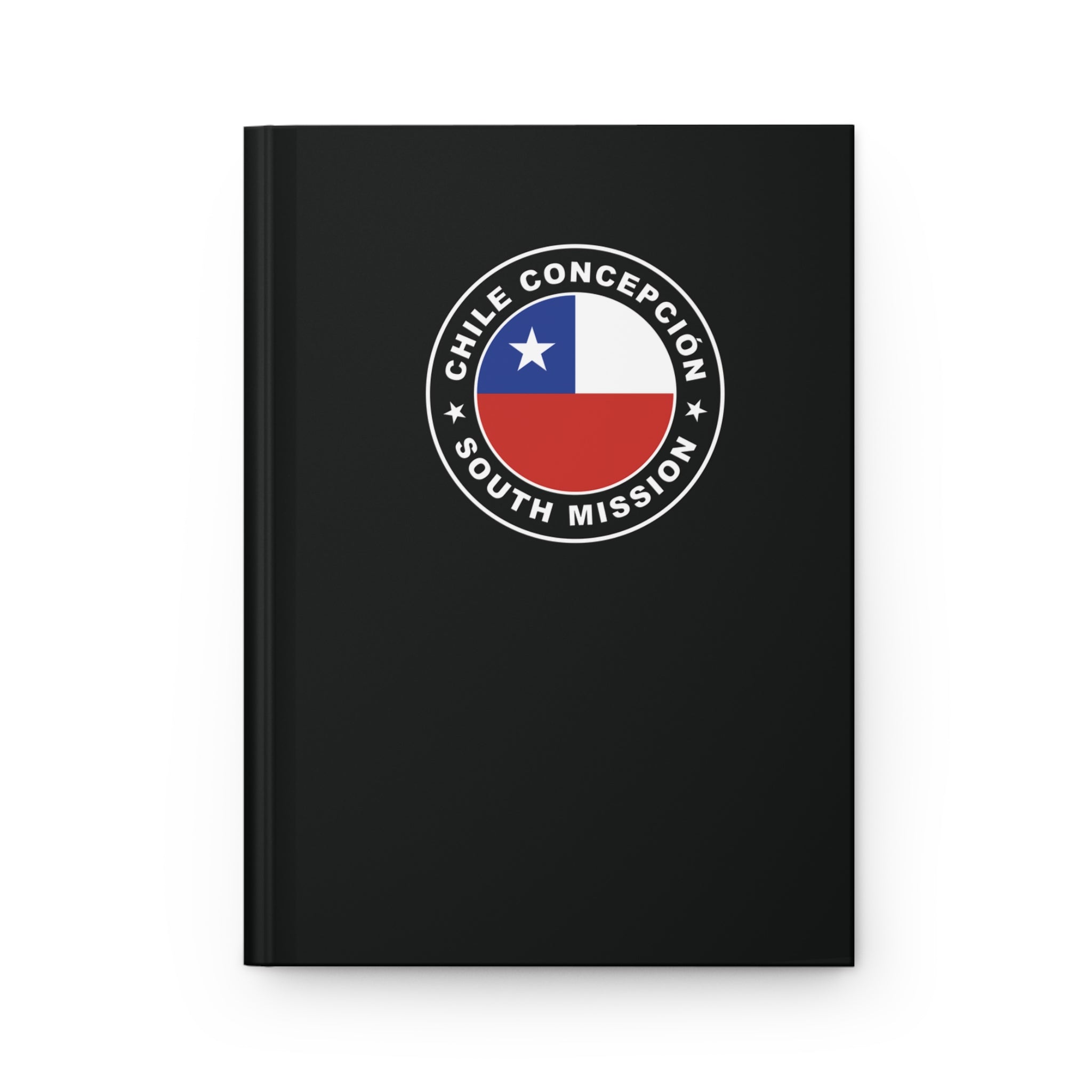 Chile Concepcion South Mission Logo Design Black Hardcover Journal Matte - Latter-Day Saint LDS Missionary Gift - Book of Mormon