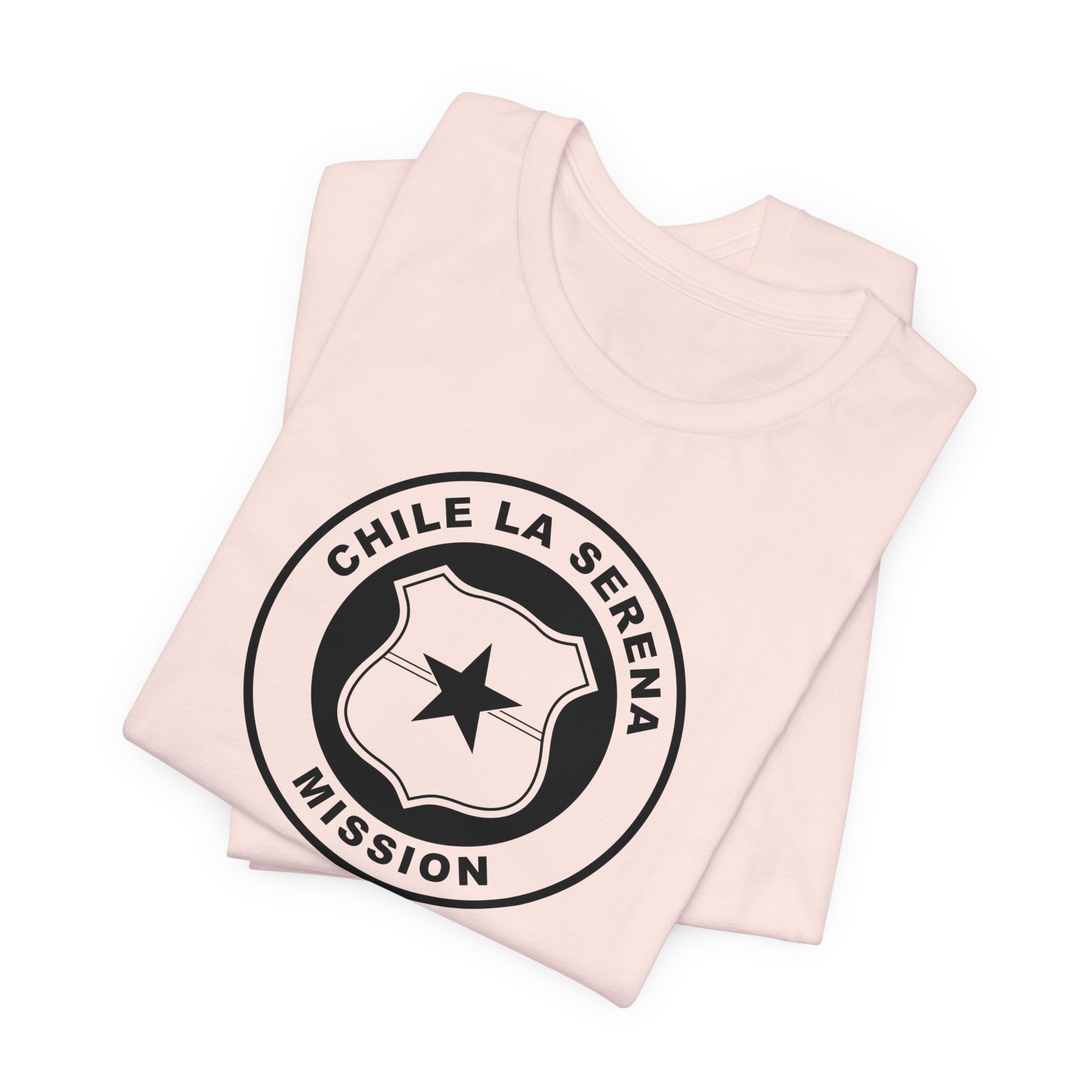 Chile La Serena Mission Circular Monochrome Logo T-Shirt - Mission Wishlist - LDS Missionary Gift Store