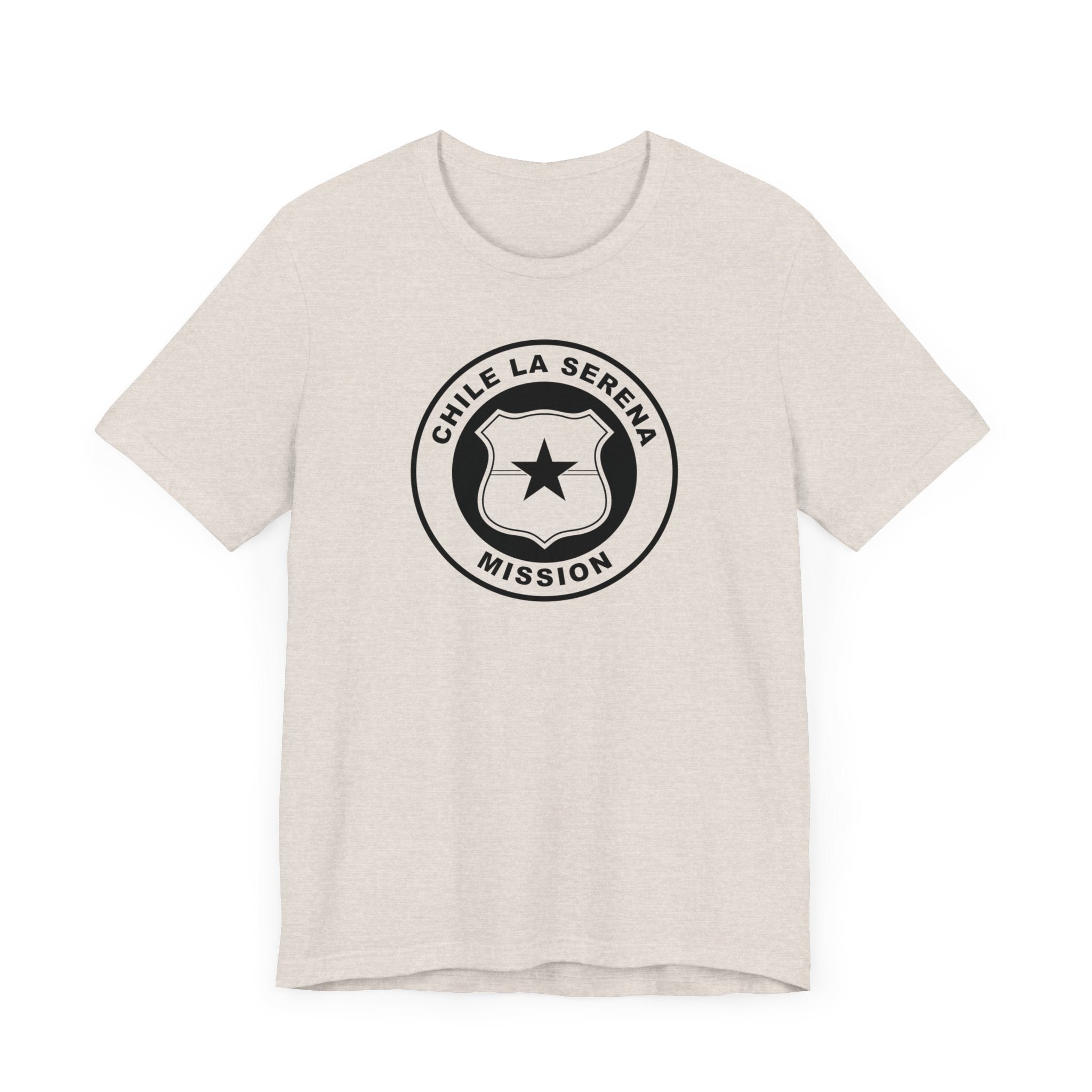 Chile La Serena Mission Circular Monochrome Logo T-Shirt - Mission Wishlist - LDS Missionary Gift Store