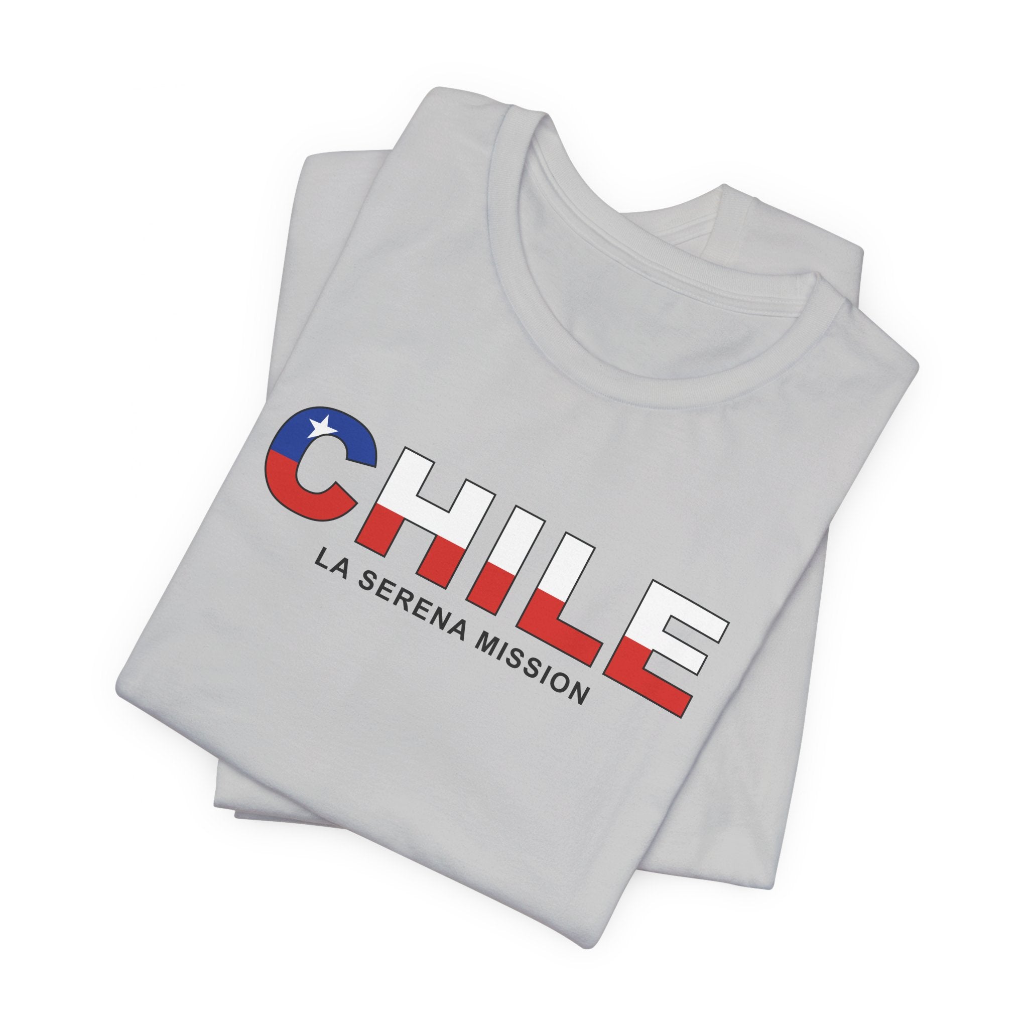 Chile La Serena Mission Flag Title T-shirt - Mission Wishlist - LDS Missionary Gift Store