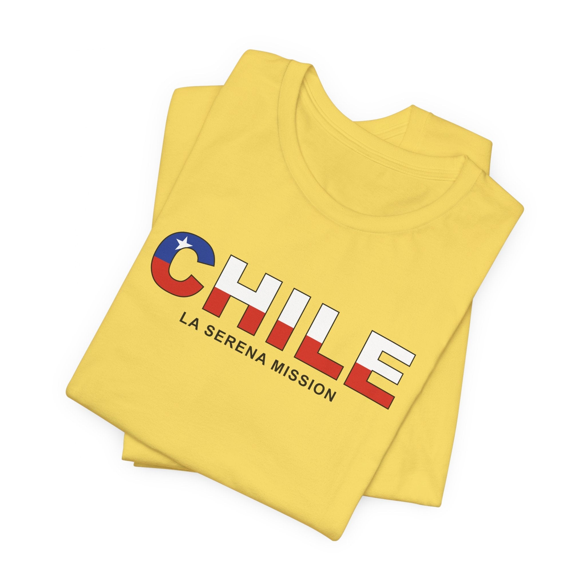 Chile La Serena Mission Flag Title T-shirt - Mission Wishlist - LDS Missionary Gift Store