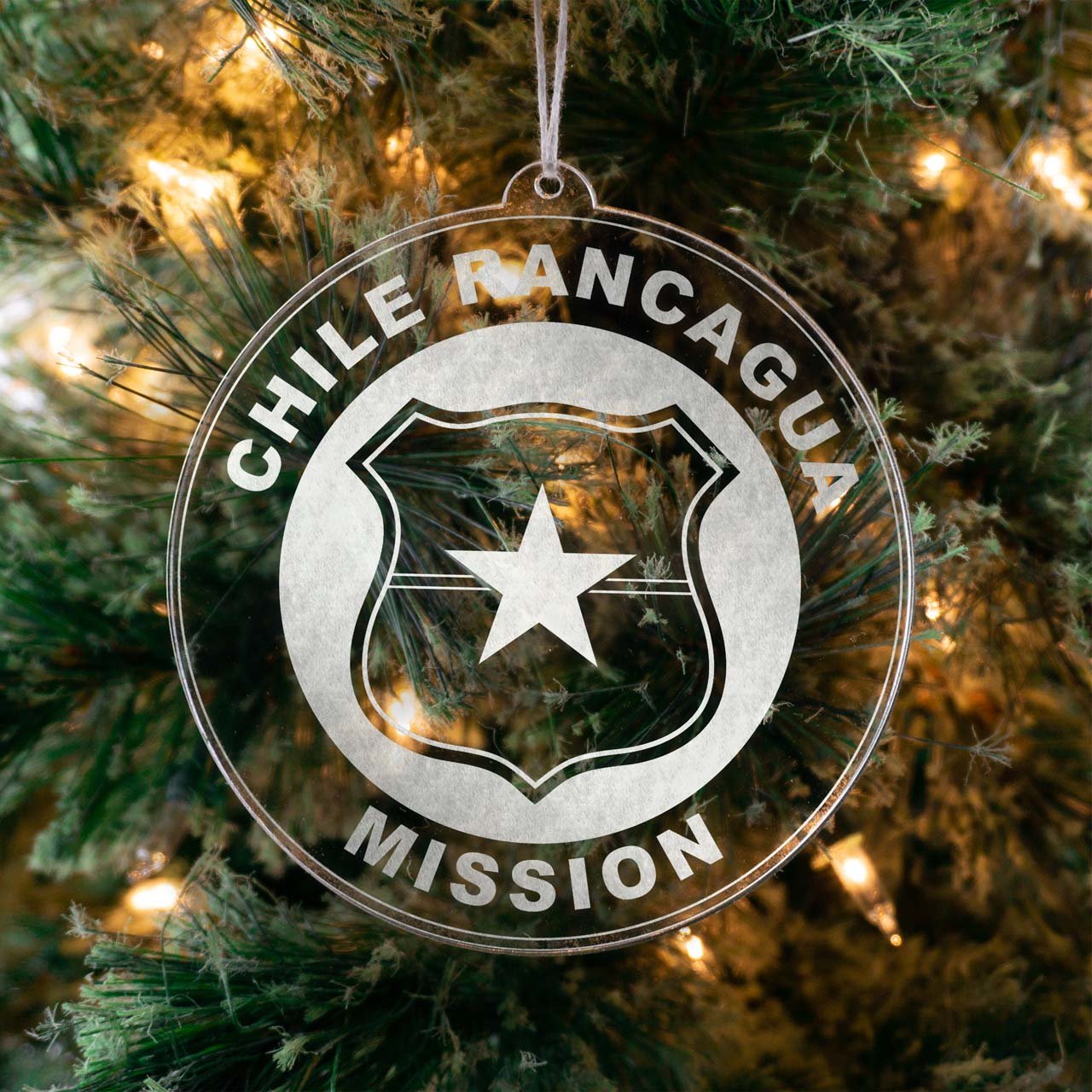 Chile Rancagua Mission Christmas Ornament - Latter-Day Saint LDS Missionary Gift - Book of Mormon