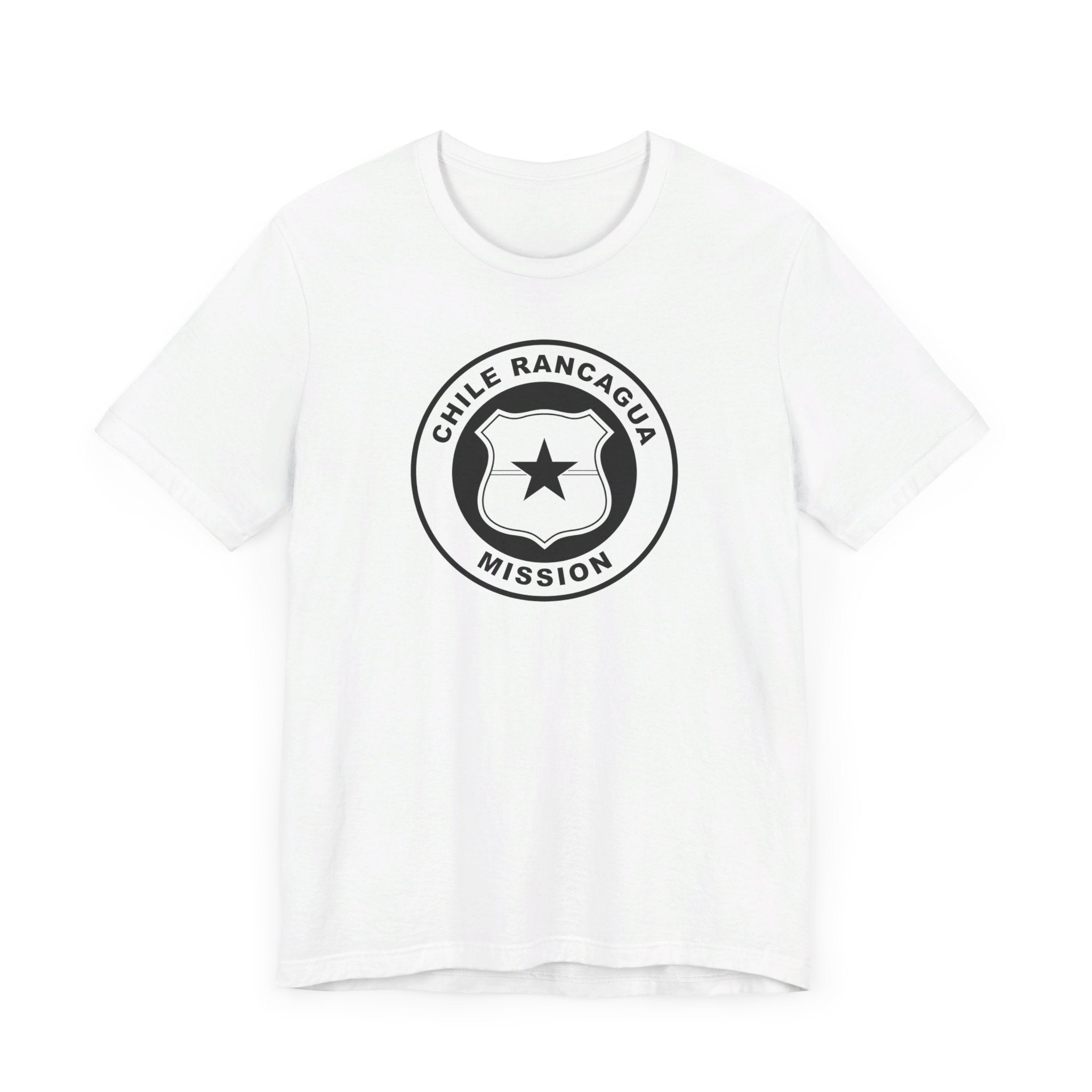 Chile Rancagua Mission Circular Monochrome Logo T-Shirt - Mission Wishlist - LDS Missionary Gift Store