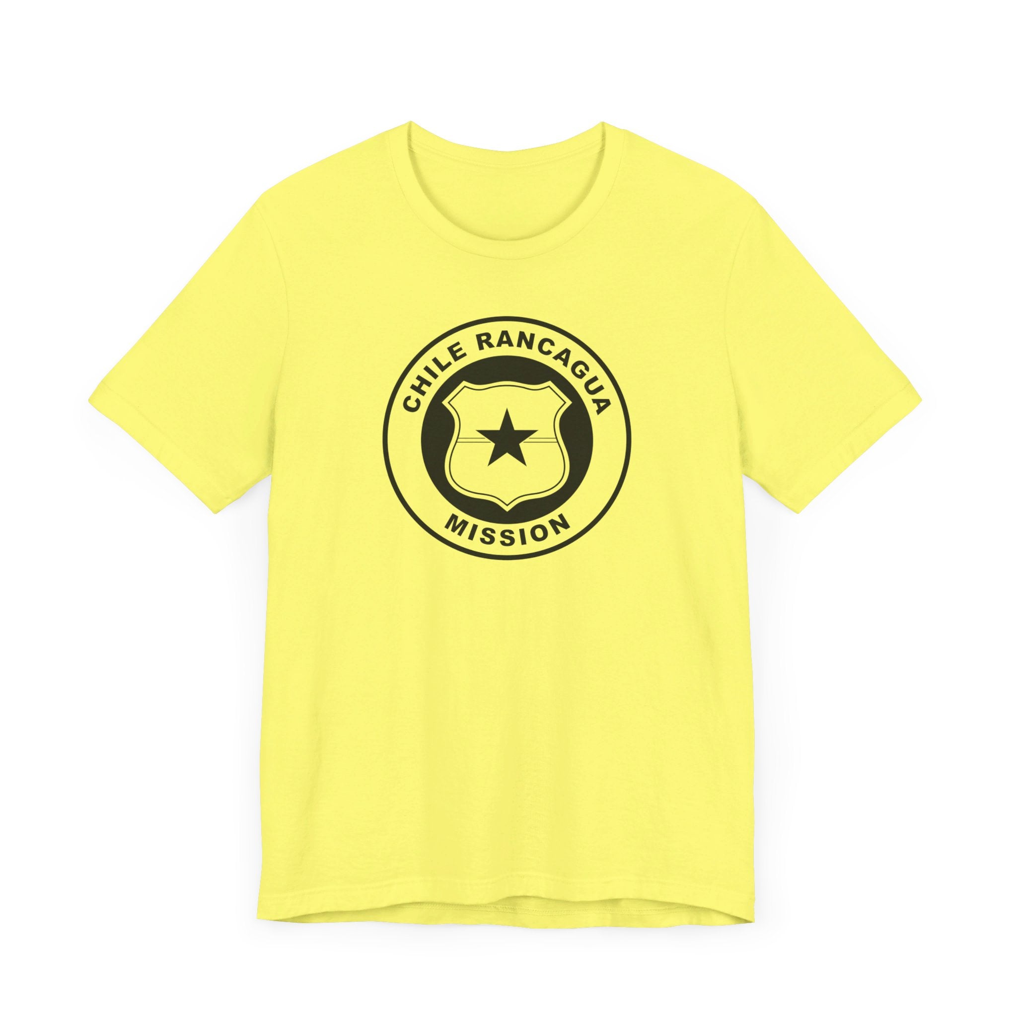 Chile Rancagua Mission Circular Monochrome Logo T-Shirt - Mission Wishlist - LDS Missionary Gift Store