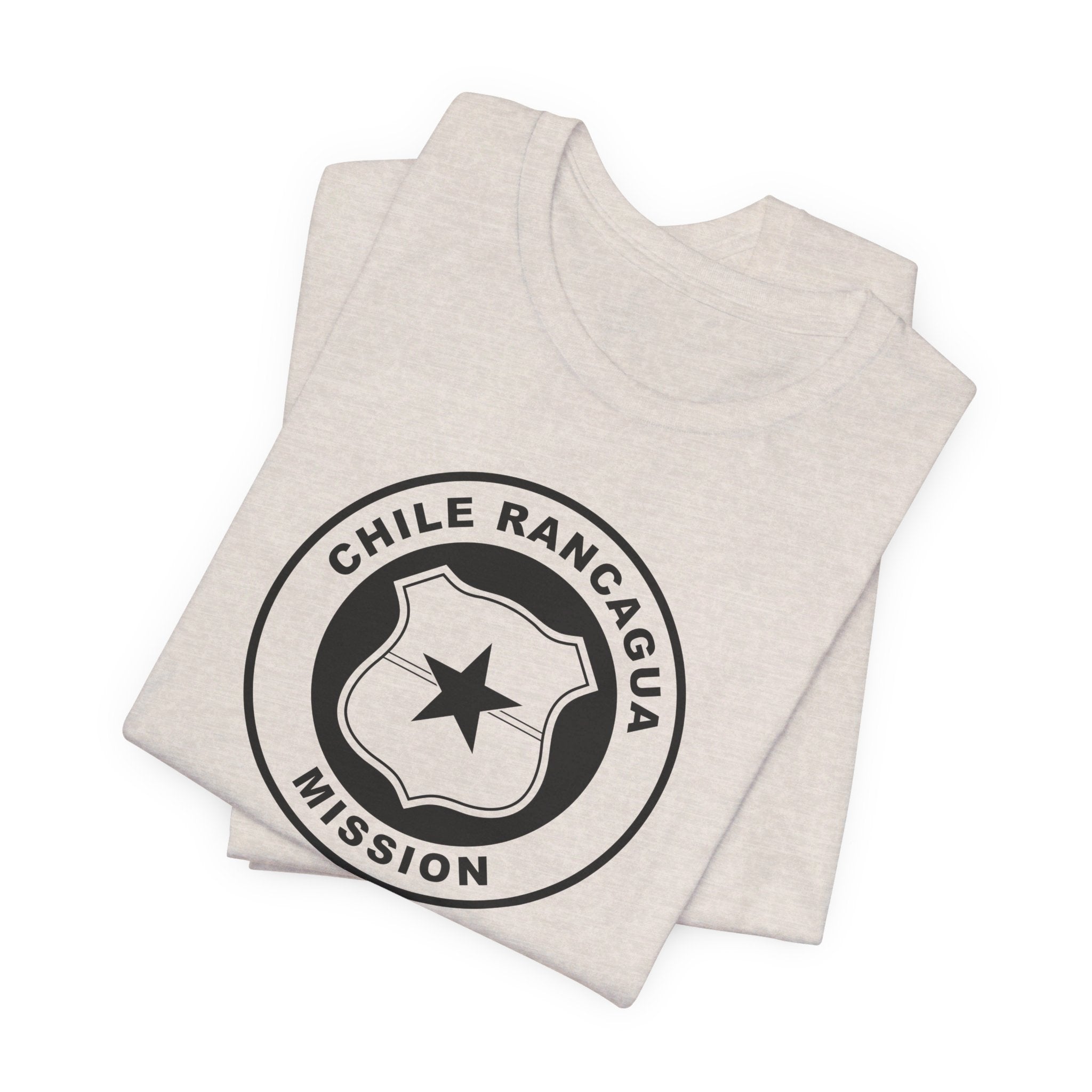 Chile Rancagua Mission Circular Monochrome Logo T-Shirt - Mission Wishlist - LDS Missionary Gift Store