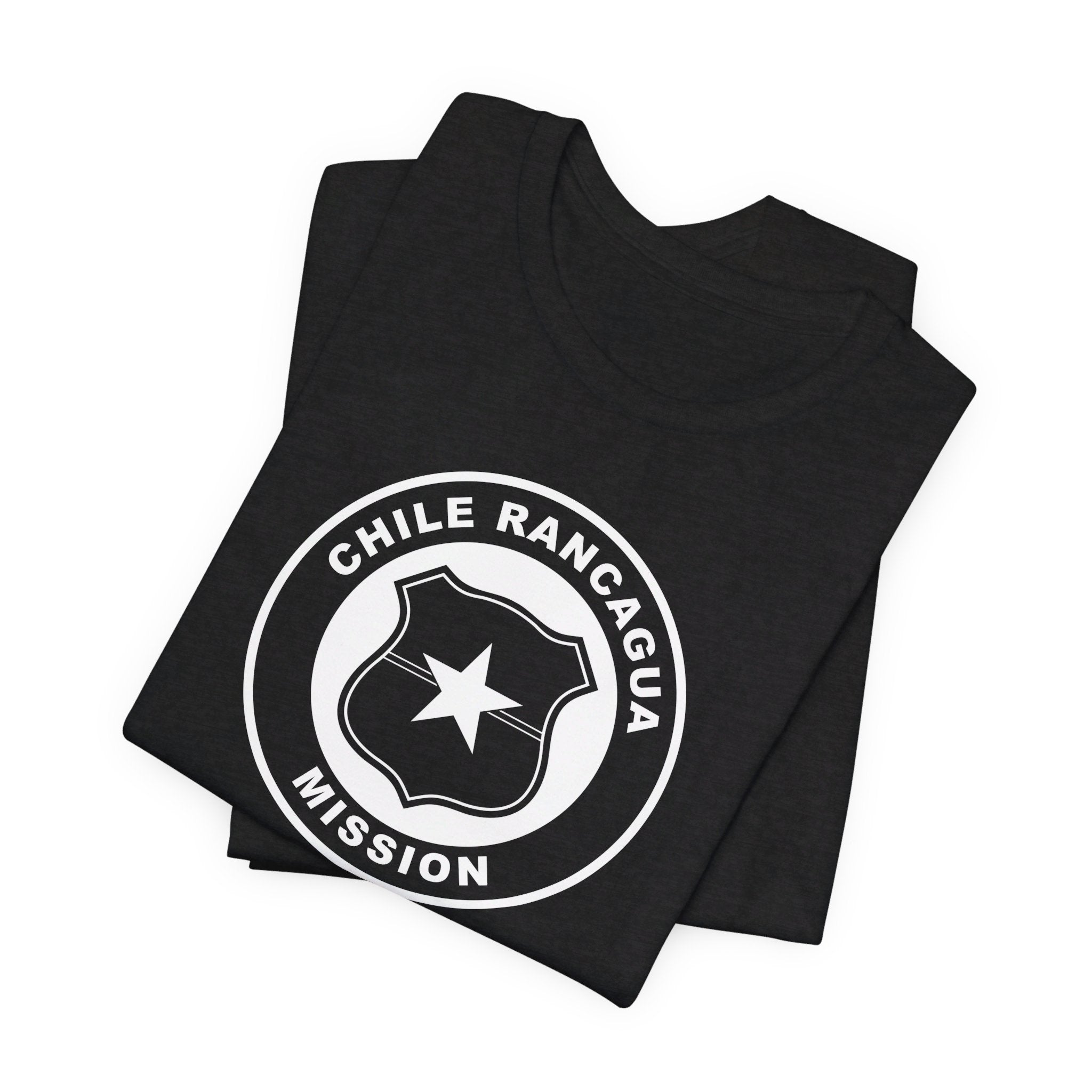 Chile Rancagua Mission Circular Monochrome Logo T-Shirt - Mission Wishlist - LDS Missionary Gift Store