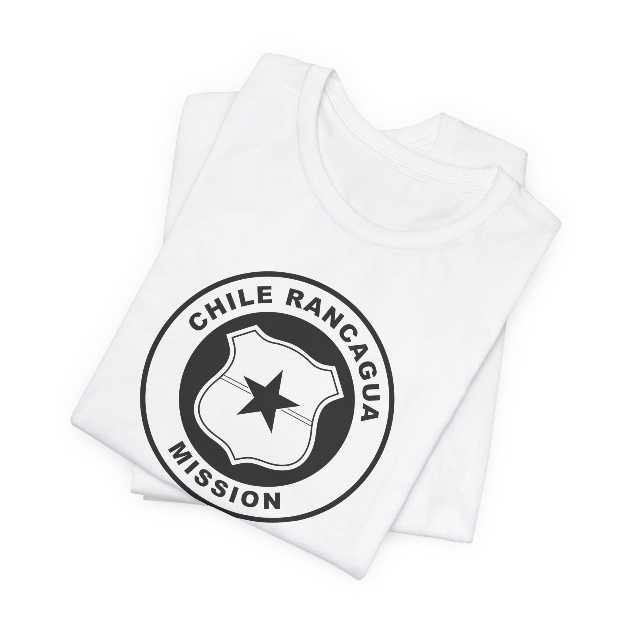 Chile Rancagua Mission Circular Monochrome Logo T-Shirt - Mission Wishlist - LDS Missionary Gift Store