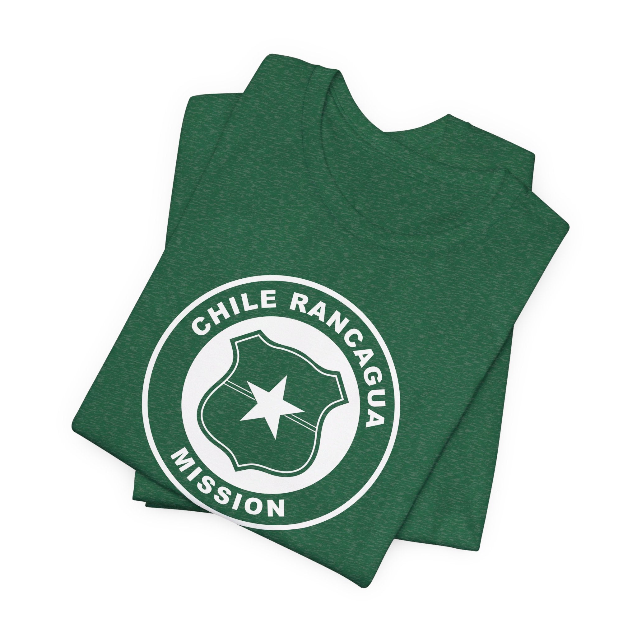 Chile Rancagua Mission Circular Monochrome Logo T-Shirt - Mission Wishlist - LDS Missionary Gift Store