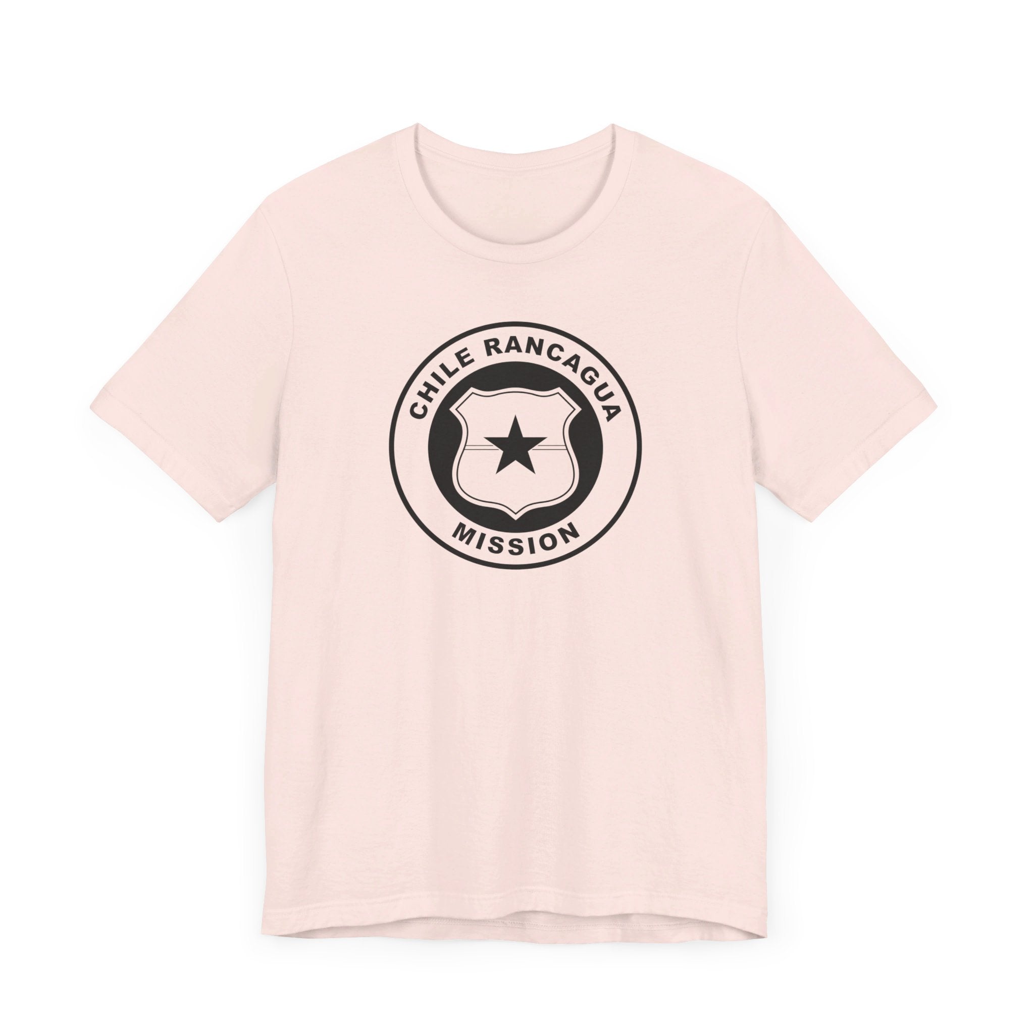 Chile Rancagua Mission Circular Monochrome Logo T-Shirt - Mission Wishlist - LDS Missionary Gift Store