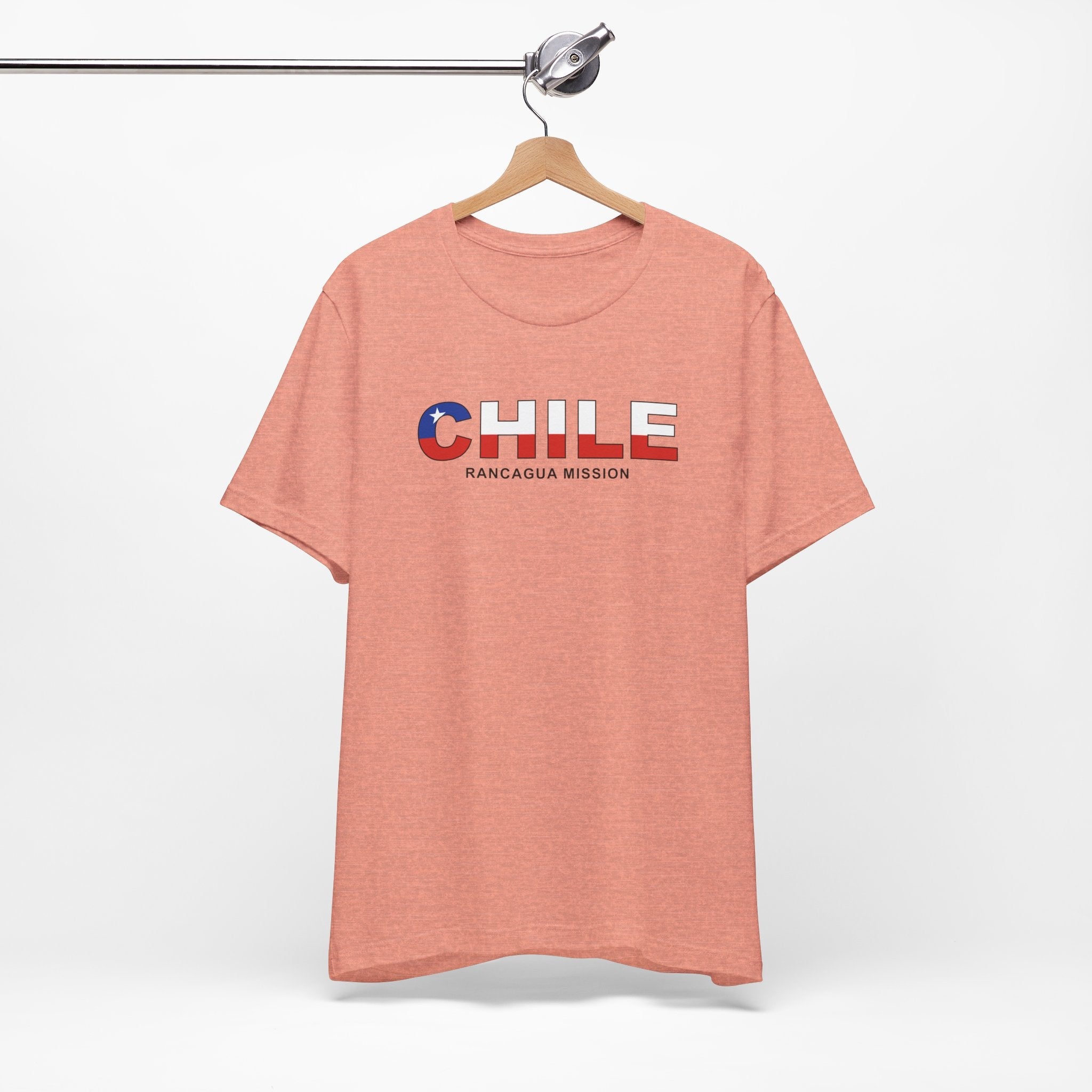 Chile Rancagua Mission Flag Title T-shirt - Mission Wishlist - LDS Missionary Gift Store