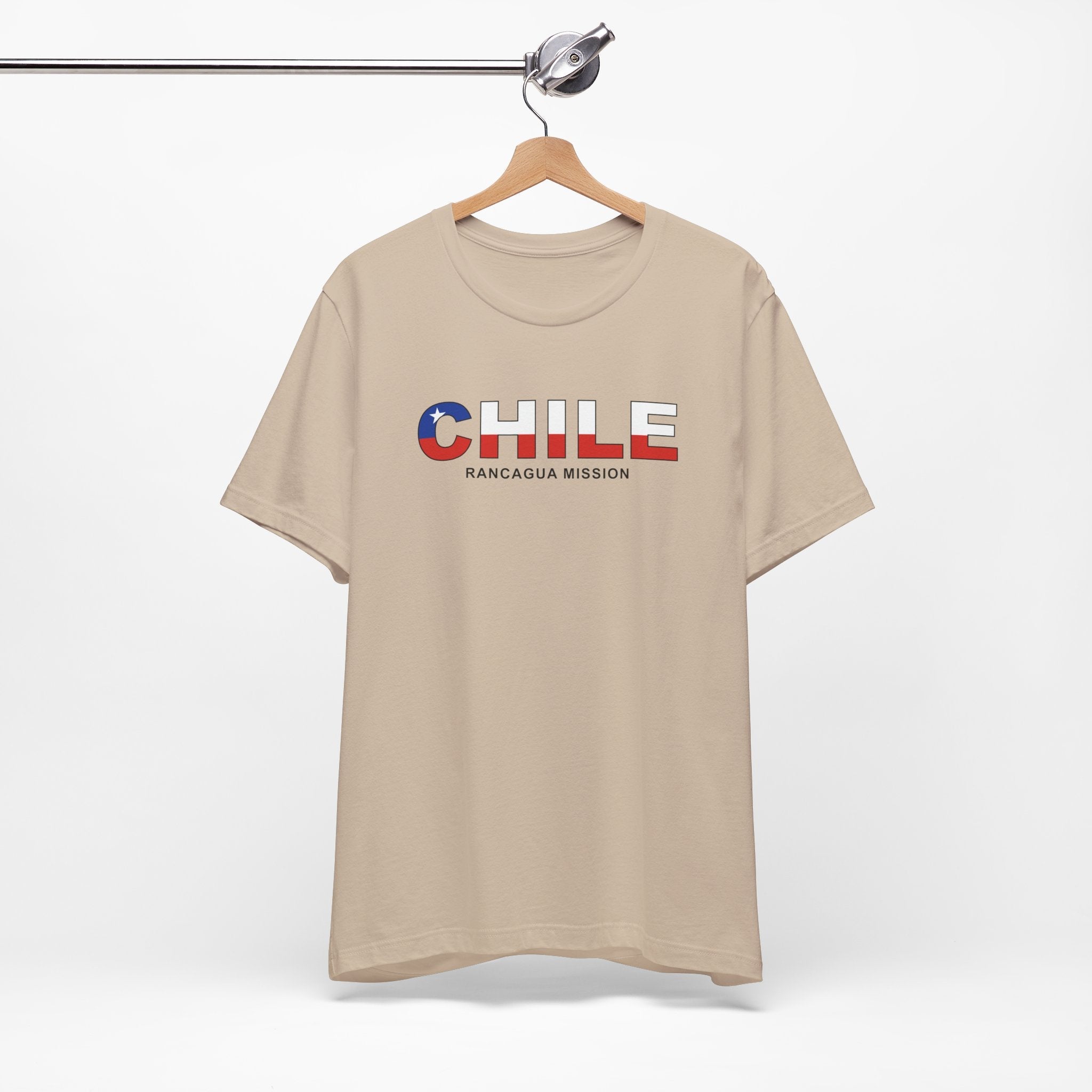 Chile Rancagua Mission Flag Title T-shirt - Mission Wishlist - LDS Missionary Gift Store