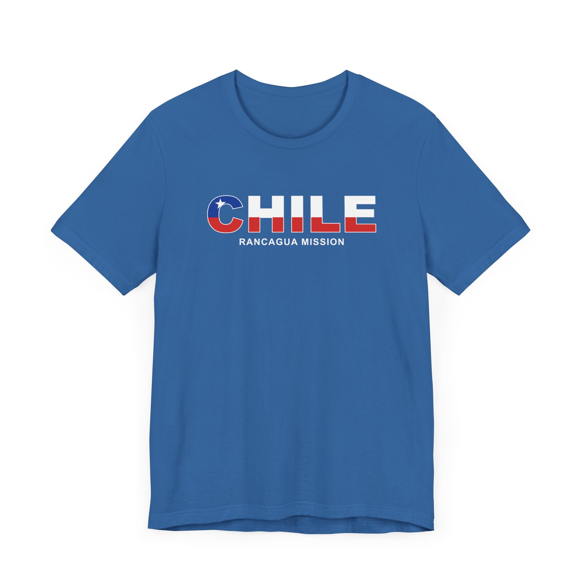 Chile Rancagua Mission Flag Title T-shirt - Mission Wishlist - LDS Missionary Gift Store