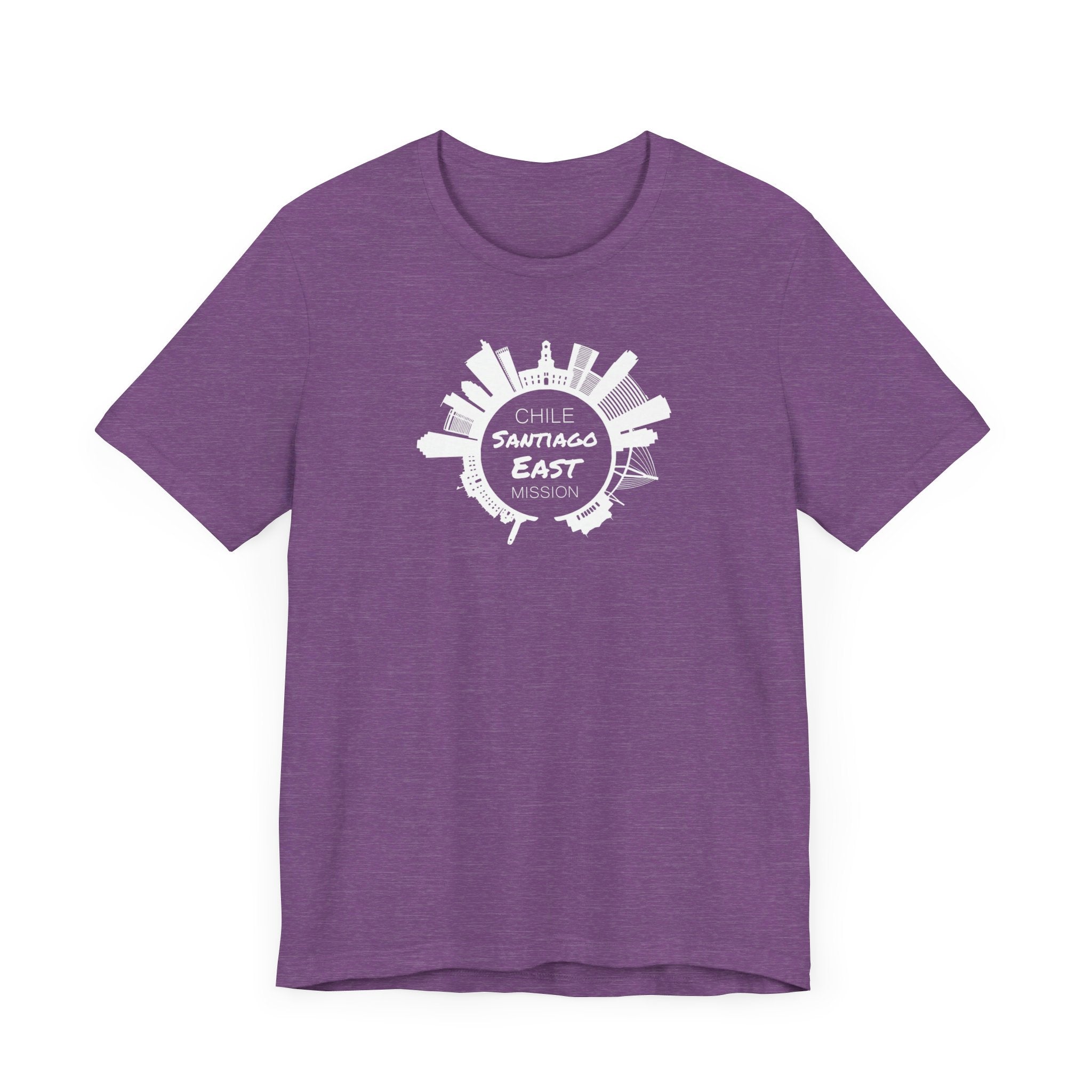 Chile Santiago East Mission Circular Monochrome Logo T-Shirt - Mission Wishlist - LDS Missionary Gift Store