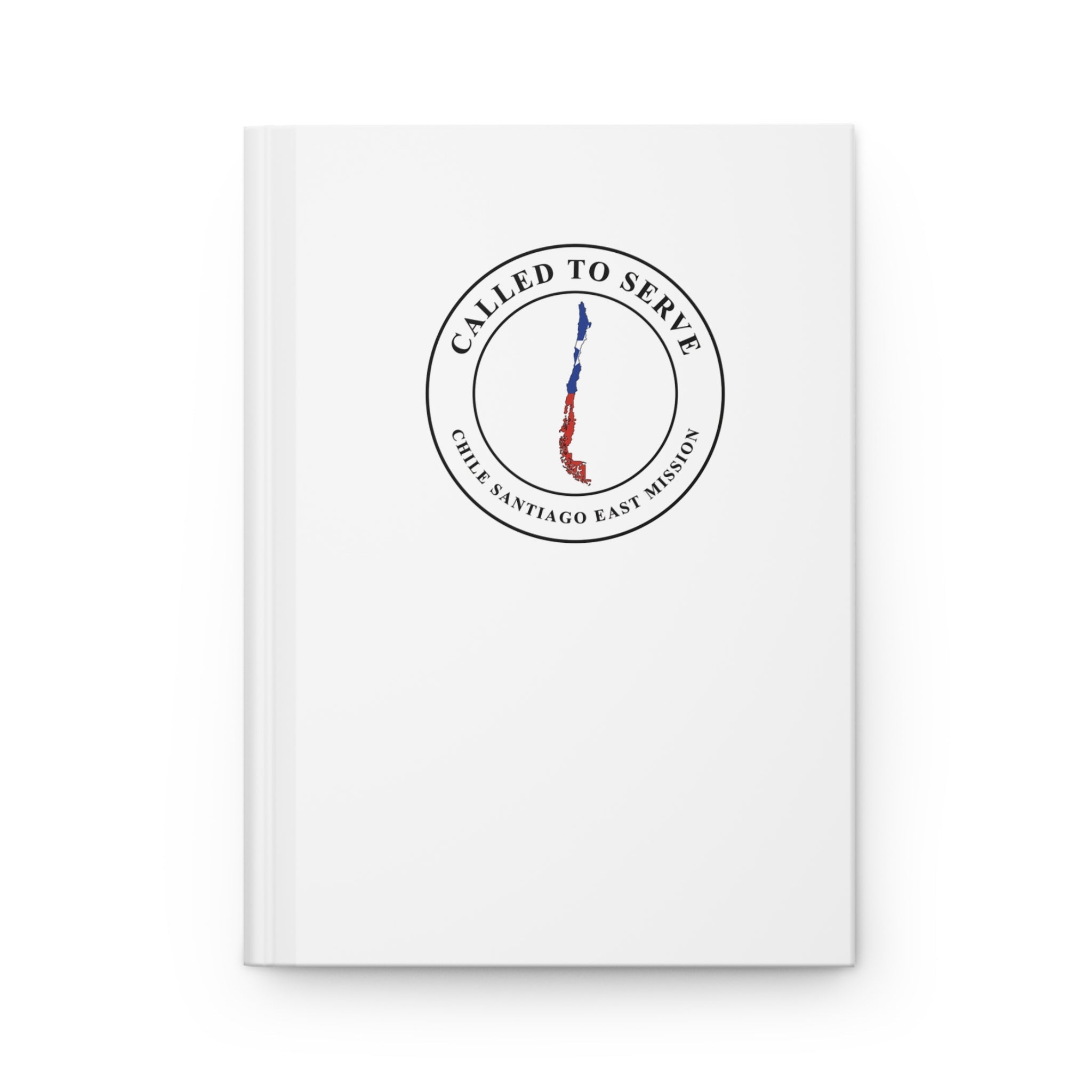 Chile Santiago East Mission Flag Map Called to Serve White Hardcover Journal Matte - Latter-Day Saint LDS Missionary Gift - Book of Mormon