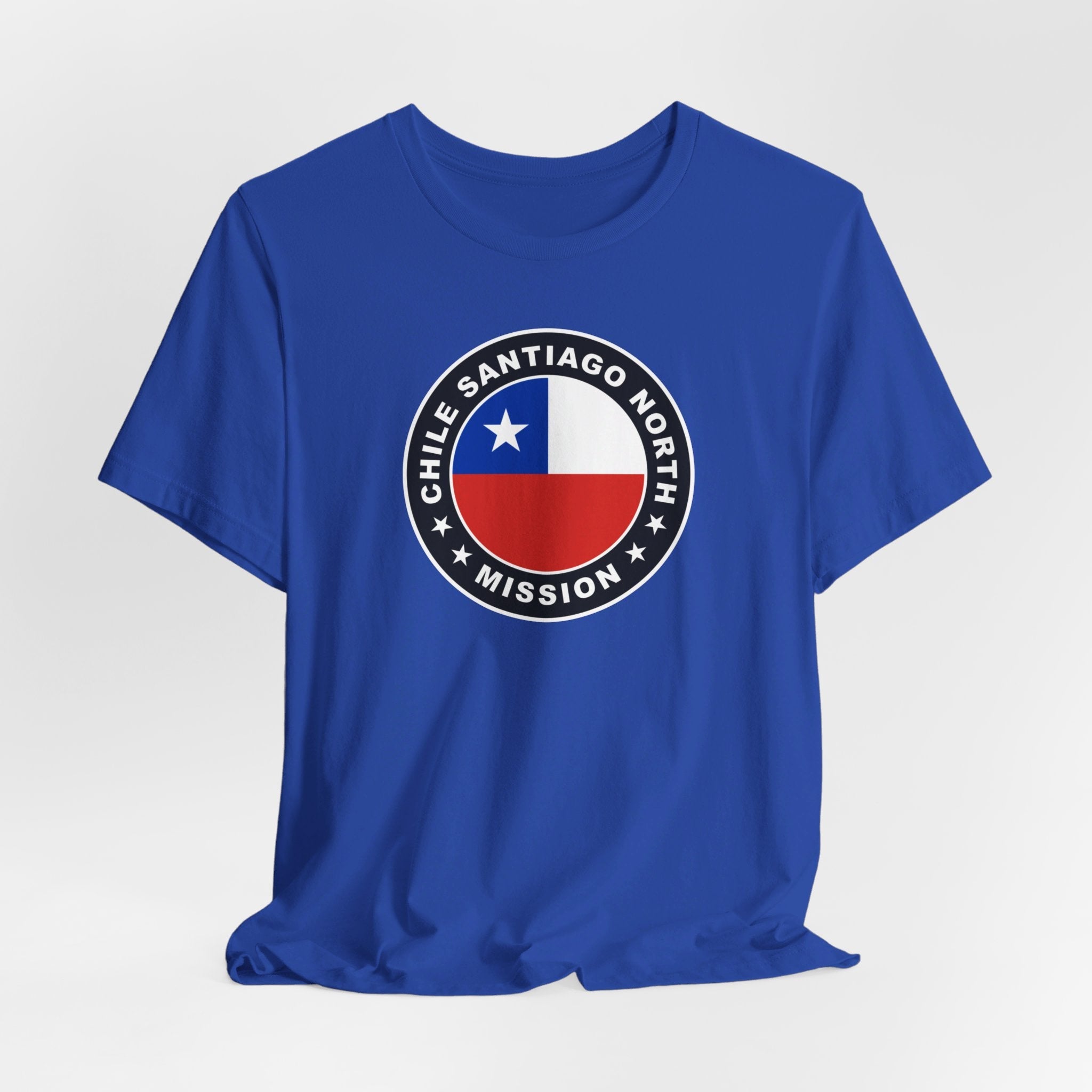 Chile Santiago North Mission Circular Flag T-shirt - Mission Wishlist - LDS Missionary Gift Store