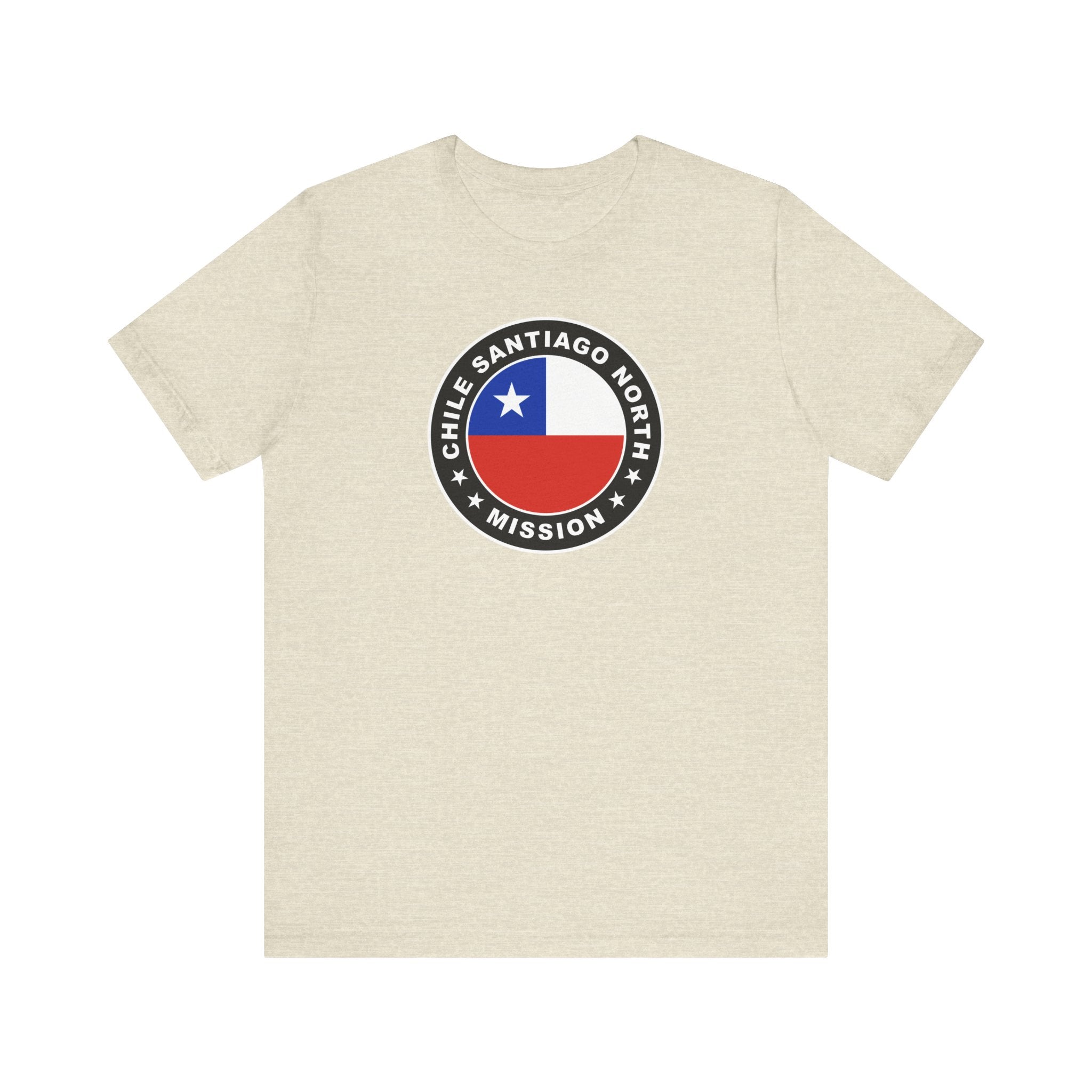 Chile Santiago North Mission Circular Flag T-shirt - Mission Wishlist - LDS Missionary Gift Store
