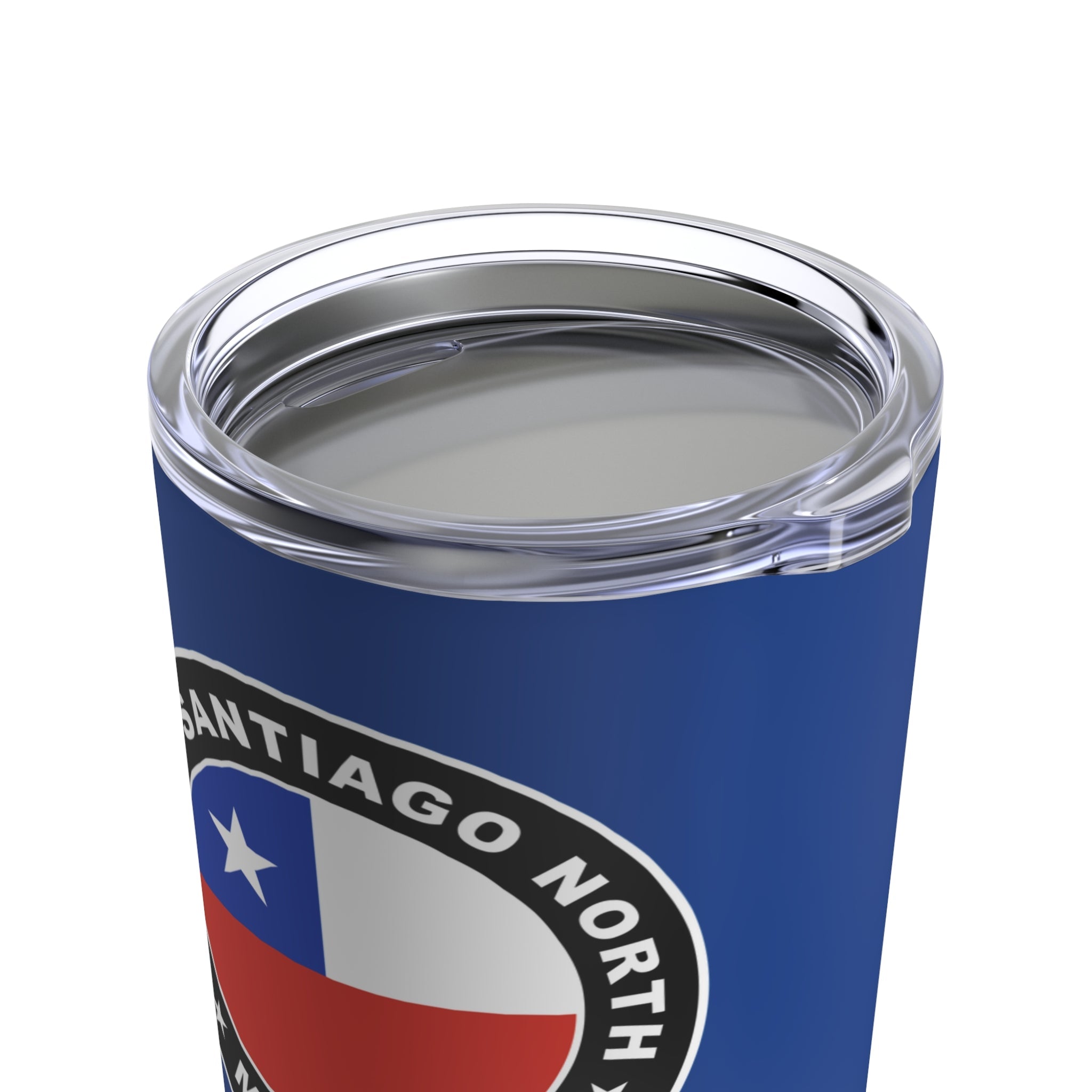 Chile Santiago North Mission Flag Logo Tumbler 20oz Blue - Mission Wishlist - LDS Missionary Gift Store