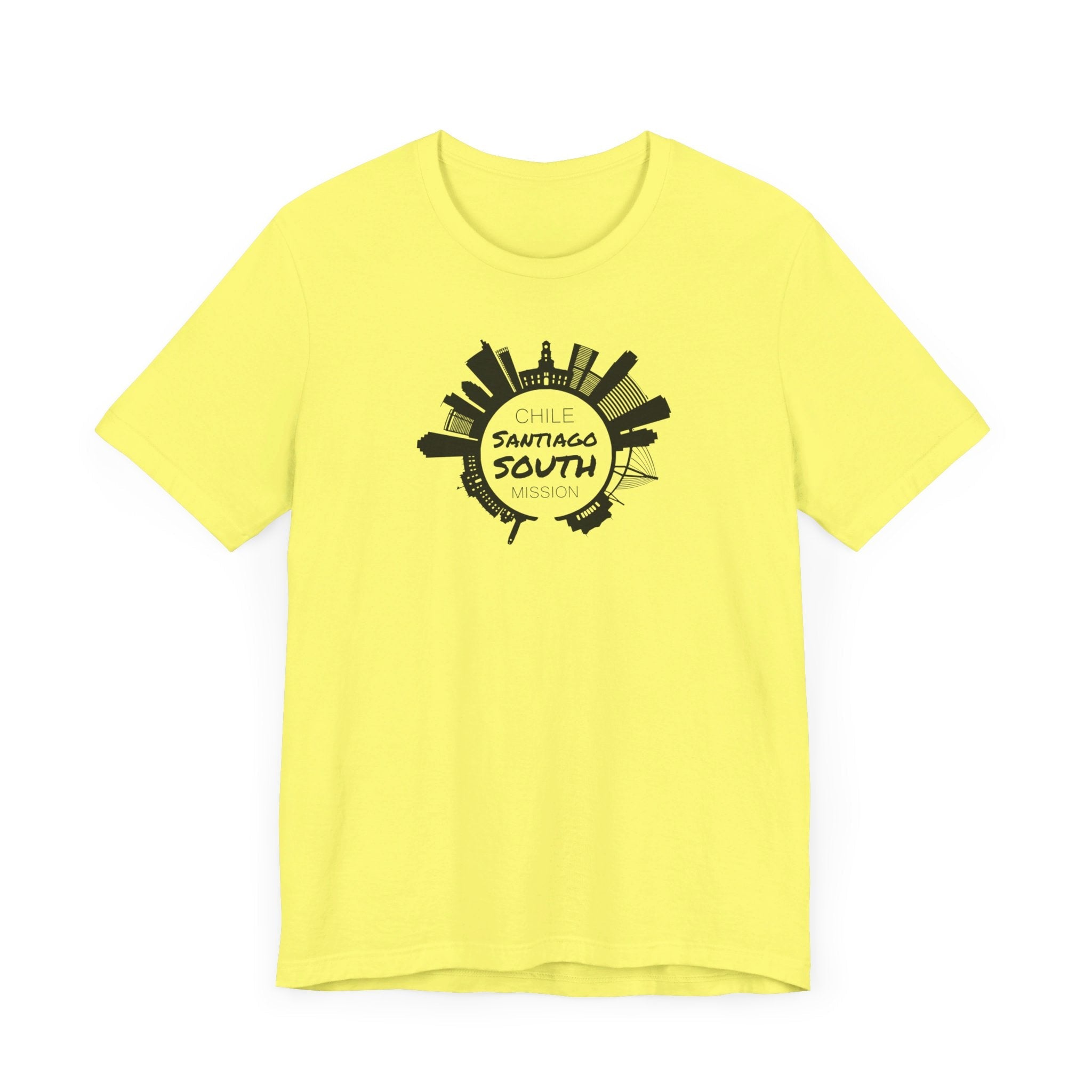 Chile Santiago South Mission Circular Monochrome Logo T-Shirt - Mission Wishlist - LDS Missionary Gift Store