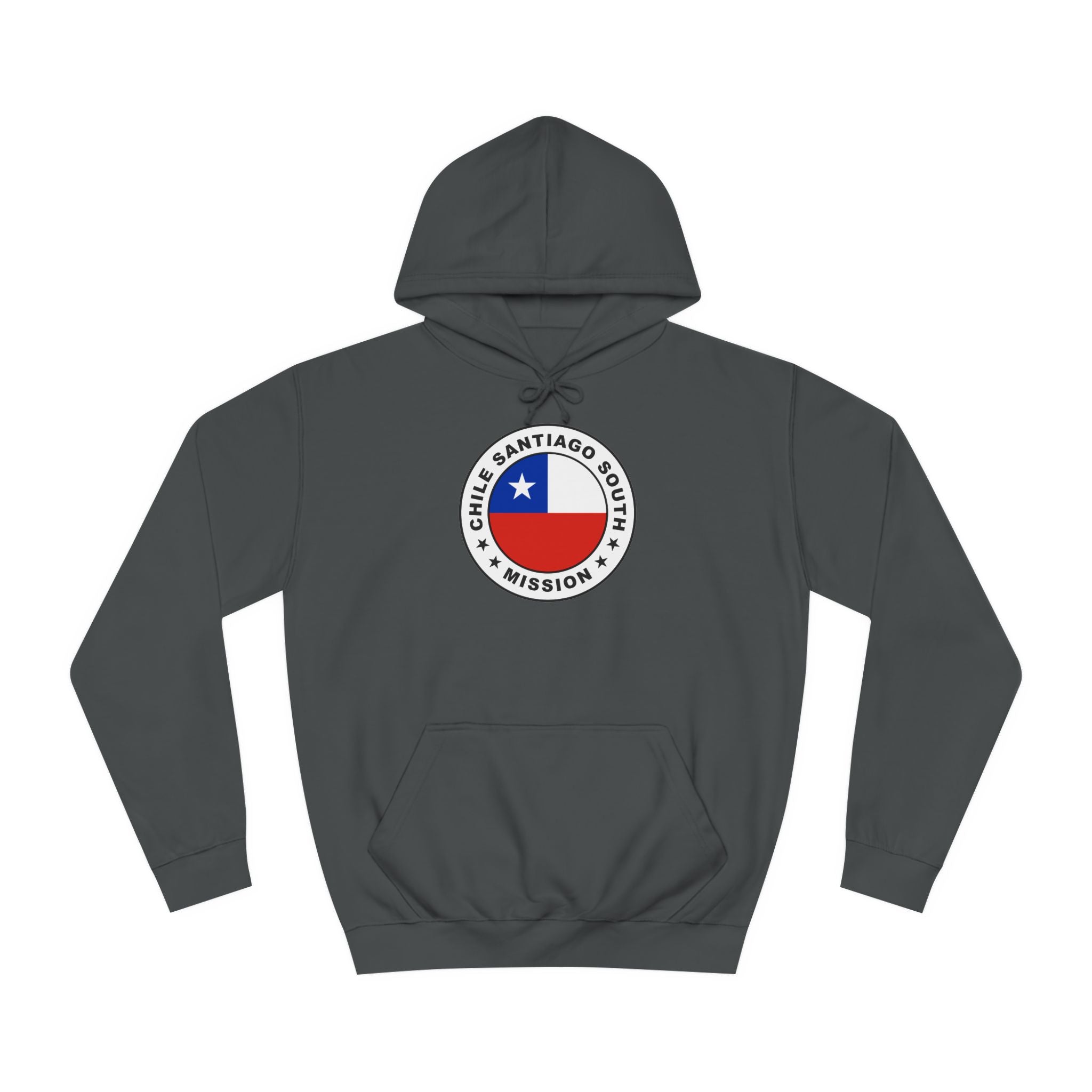 Chile Santiago South Mission Flag Logo (White Border) College Hoodie - Mission Wishlist - LDS Missionary Gift Store