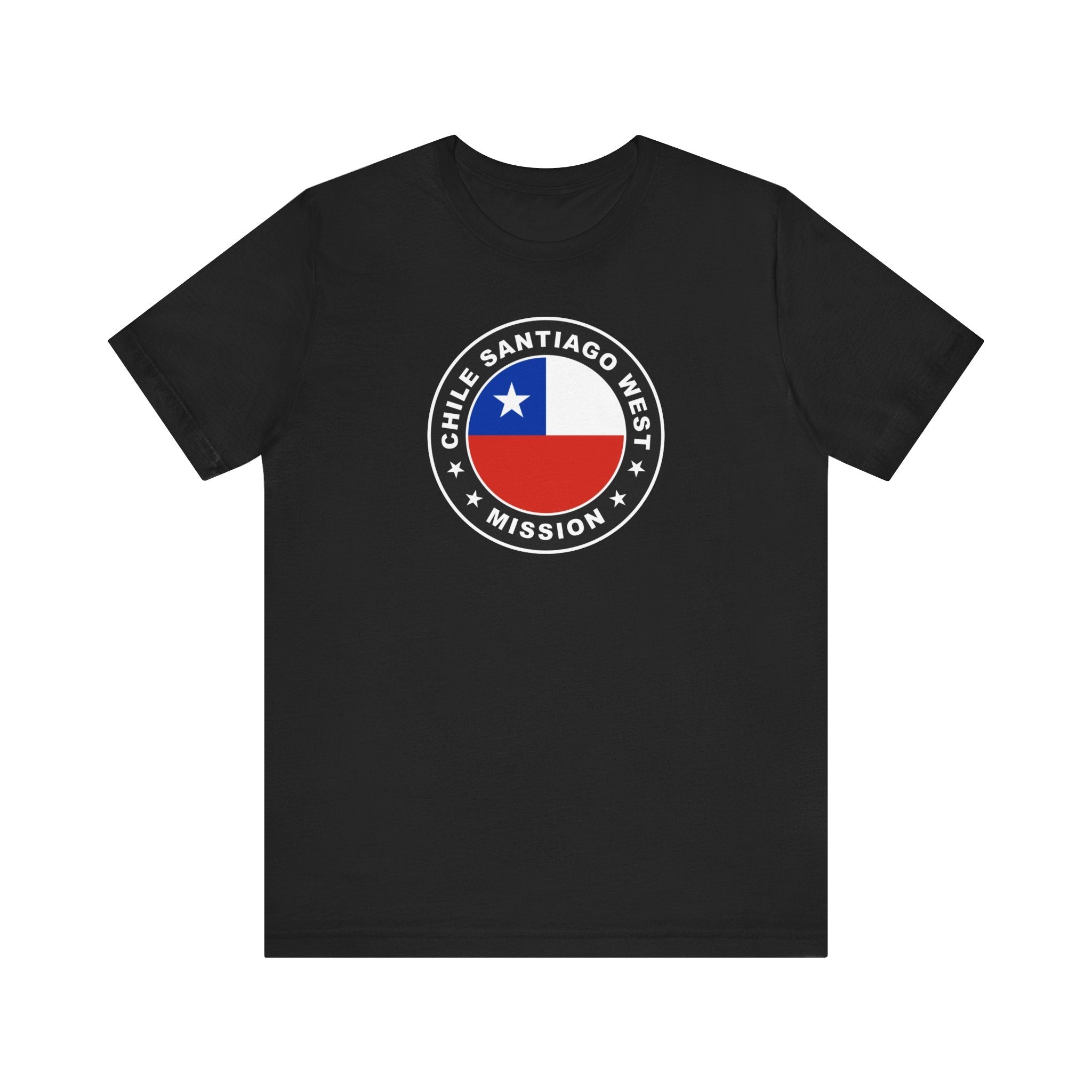 Chile Santiago West Mission Circular Flag T-shirt - Mission Wishlist - LDS Missionary Gift Store