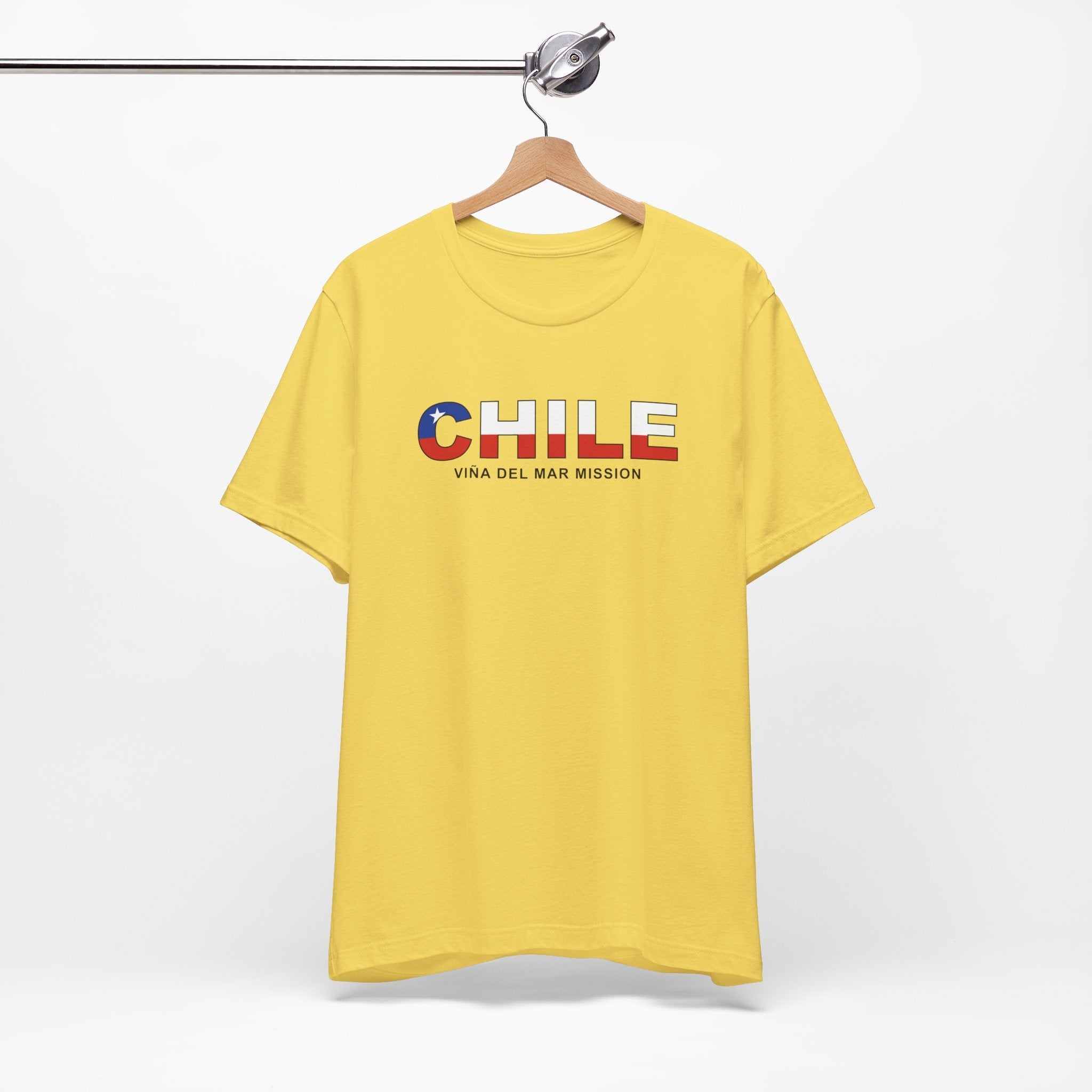 Chile Vina del Mar Mission Flag Title T-shirt - Mission Wishlist - LDS Missionary Gift Store